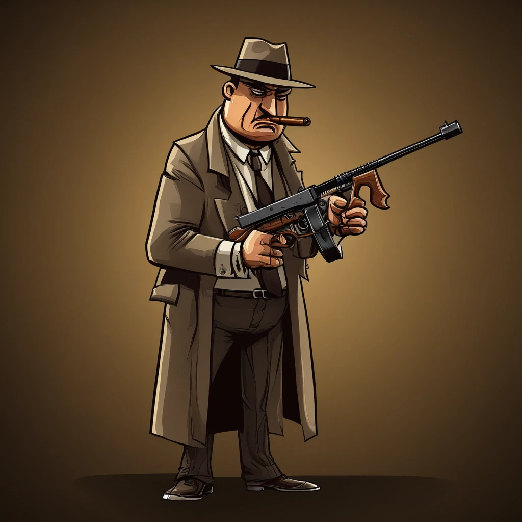Thompson Machine Gun (Tommy Gun) V1
