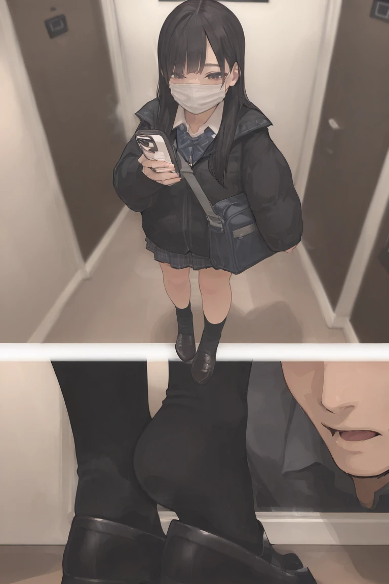 Walking in and removing shoes 2koma V1