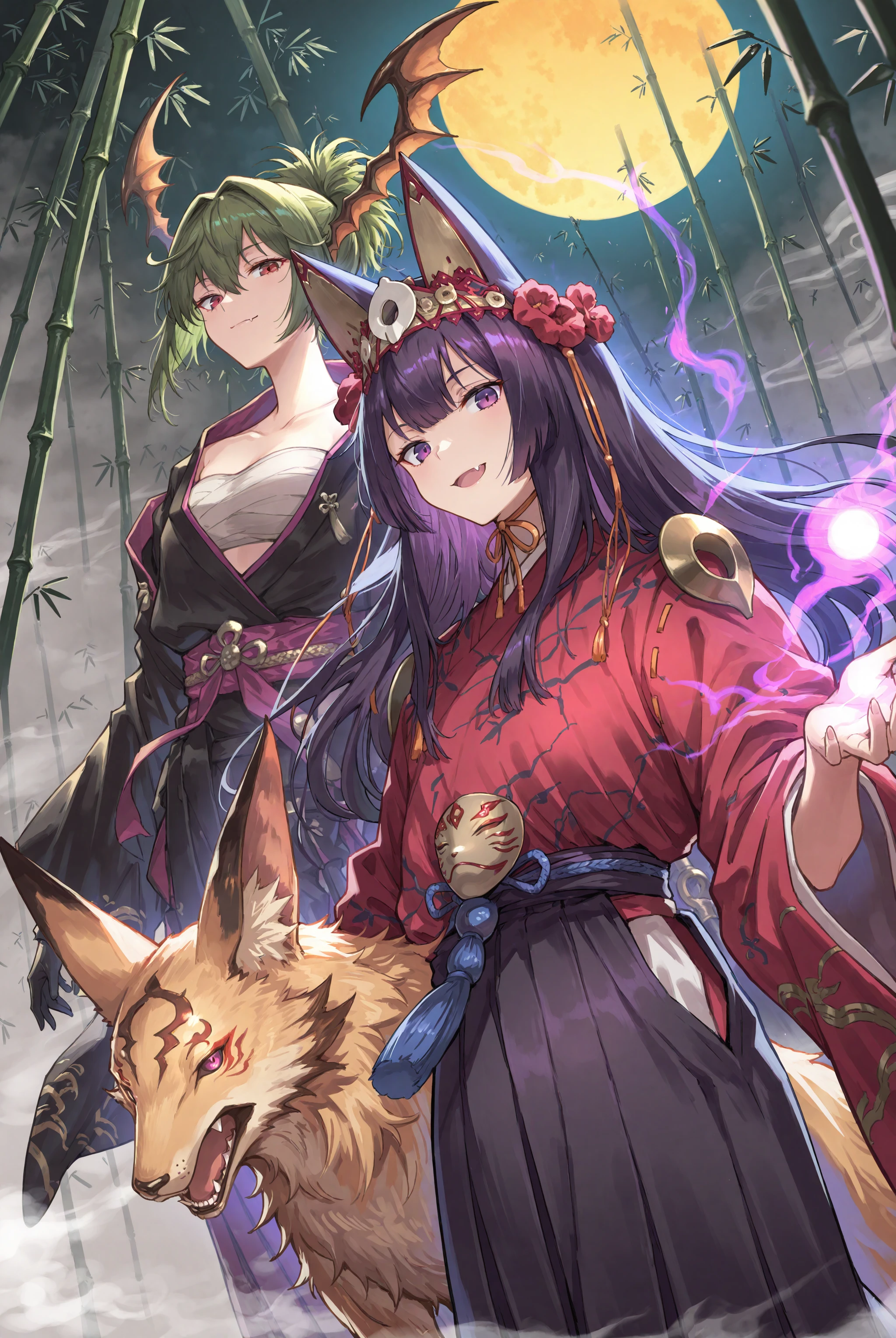 Ginsetsu & Yuzuki / 双輪夜行・ギンセツ＆ユヅキ （ Shadowverse / シャドウバース ） ( IL ) v1.0