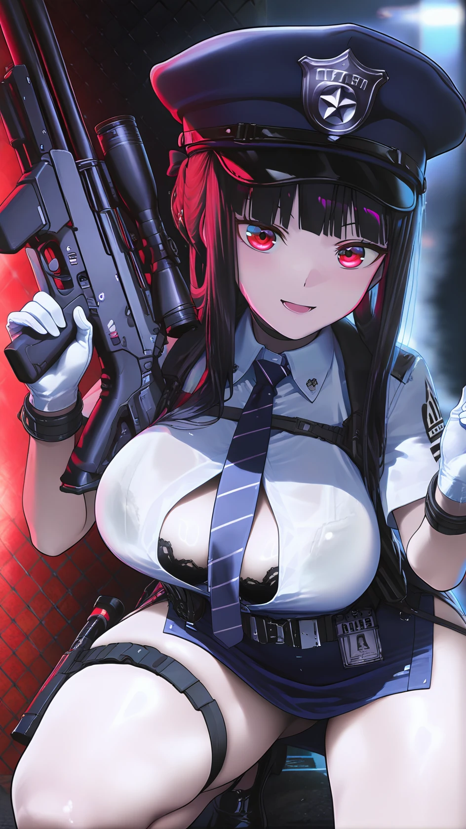 D: Killer Wife + Secret Police [Goddess of Victory: Nikke] | Illustrious Secret Police