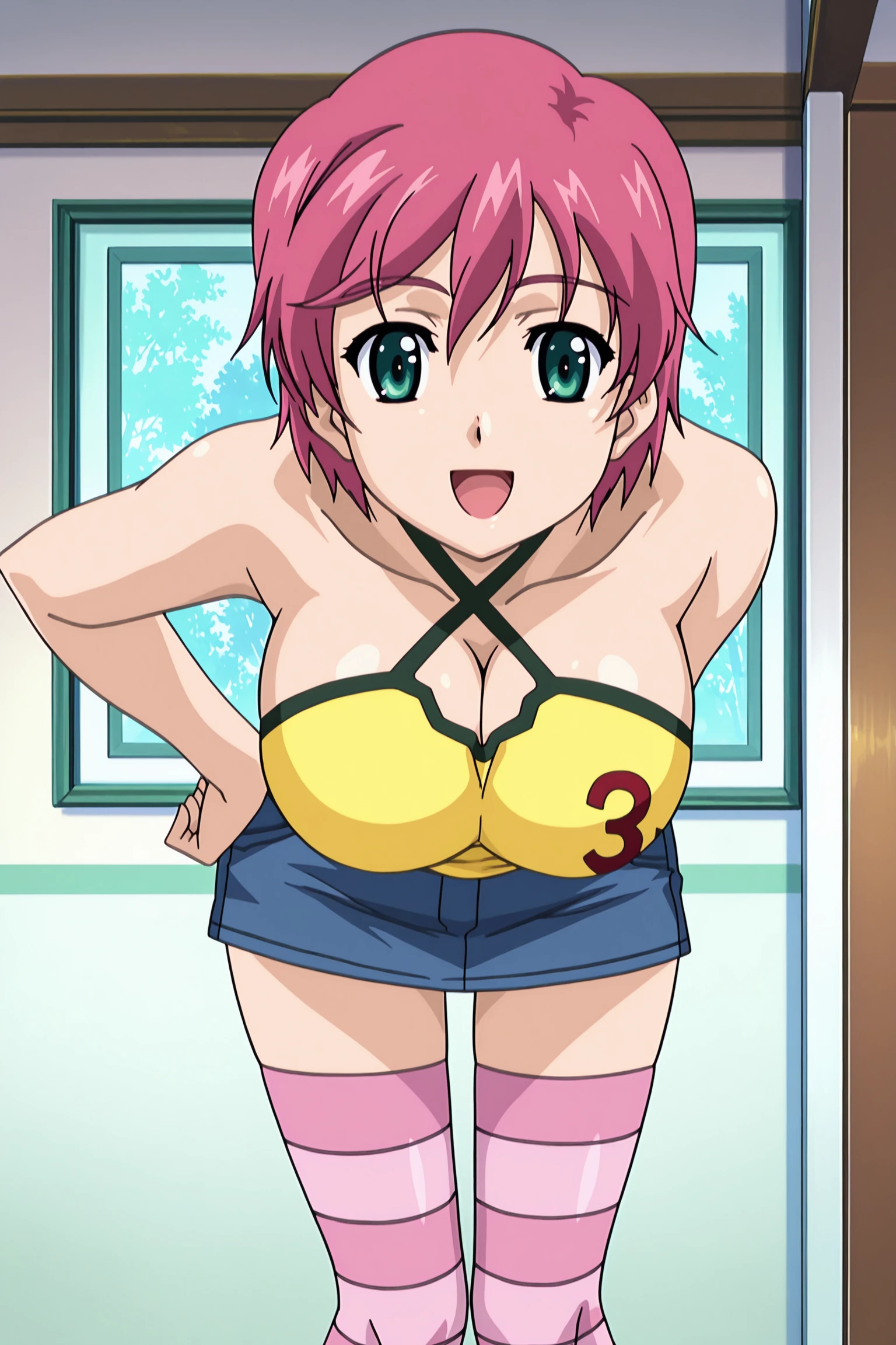Resort Boin - All Characters! - Nao Iihara, Mitsugu Tsukushino, Maya Koromogae, Momona Amamiya, Kanae Shinjou, Mika Kuouzumiaiginsusutakeizumonokamimeichoujin, Daisuke Ichijou, Unnamed Blonde Bully V1