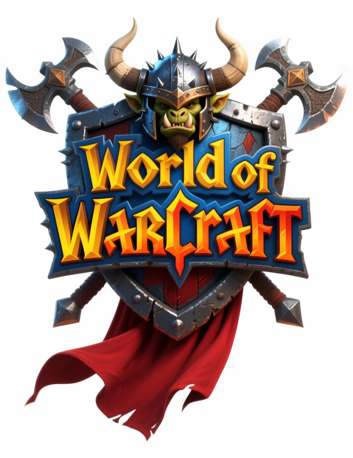 Warcraft game style logo v1.0