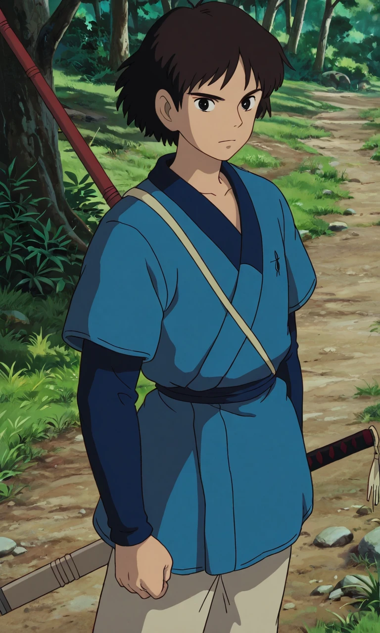 Prince Ashitaka | Princess Mononoke (Illustrious) V1