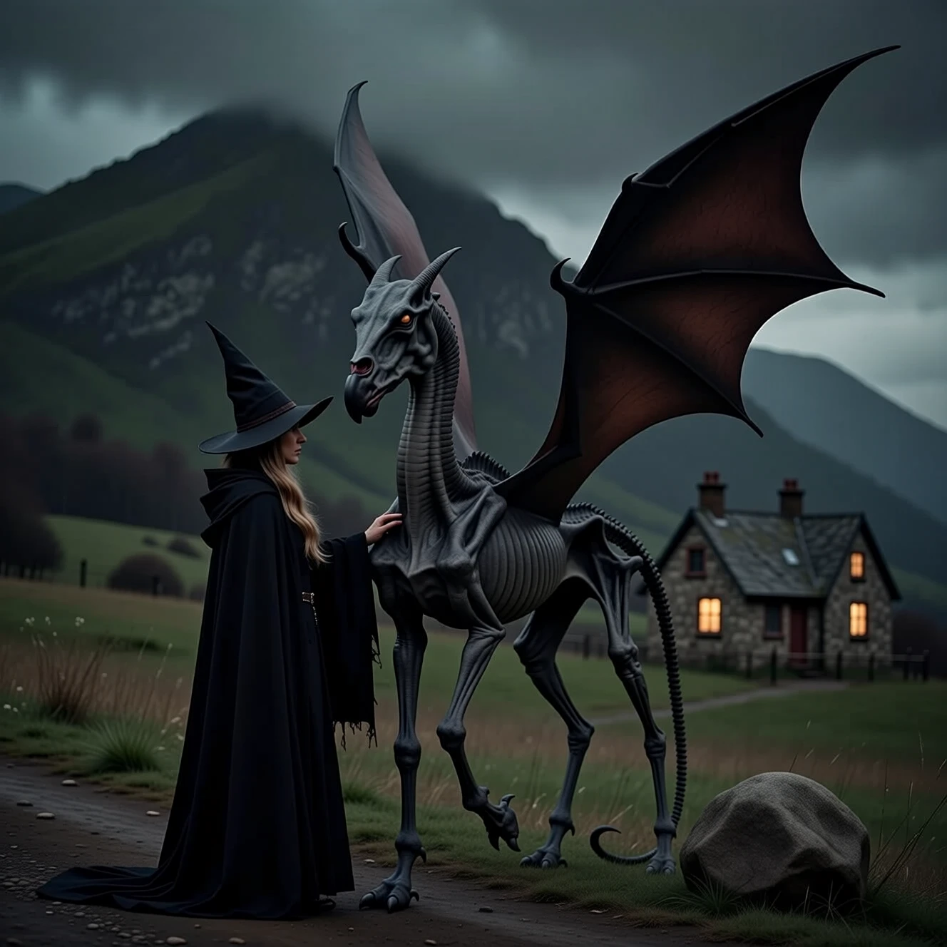 Thestral creature from Harry Potter LORA for FLUX/IL/Qwen v1.0Qwen