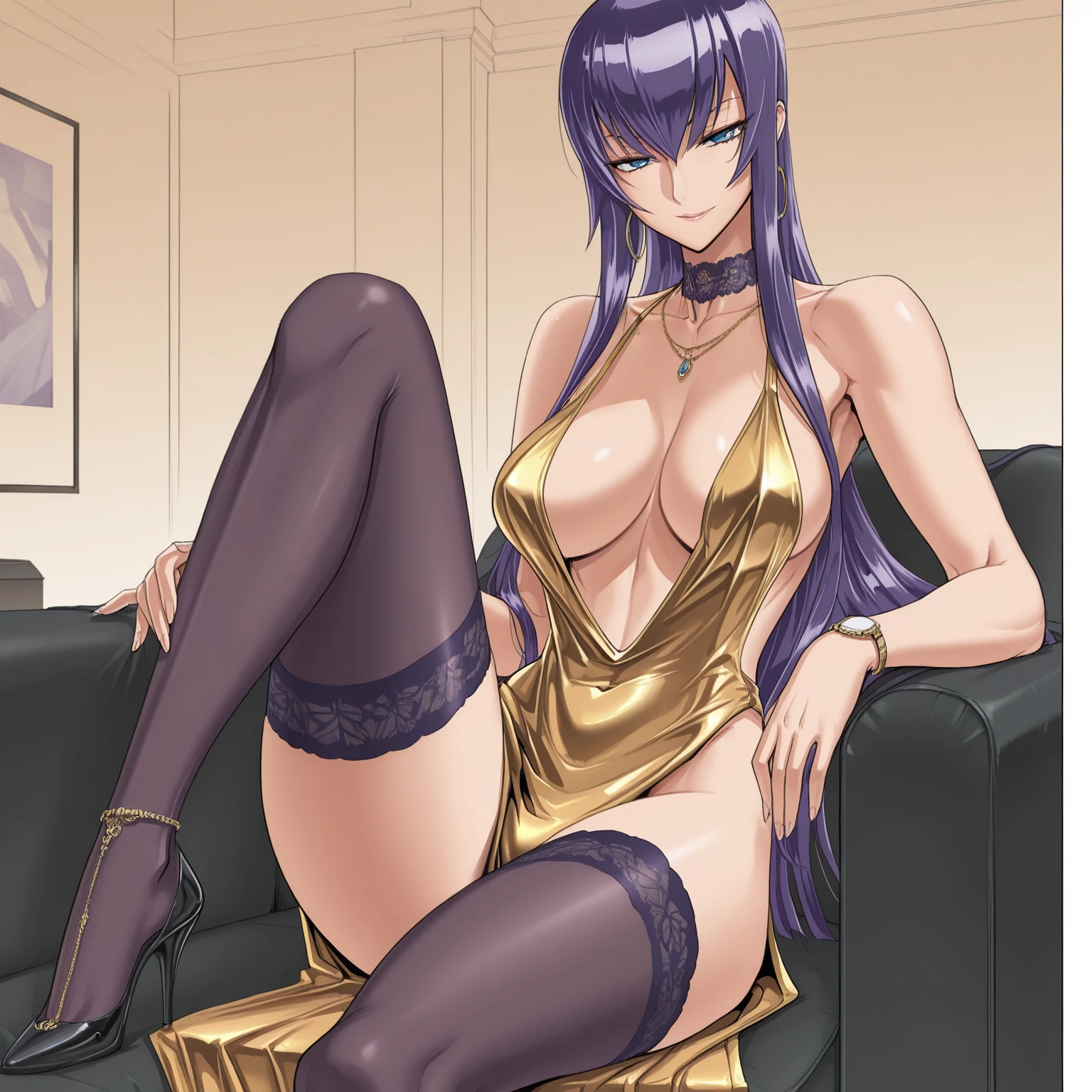 Saeko Busijima (manga) | Highschool of the Dead | Illustrious V1