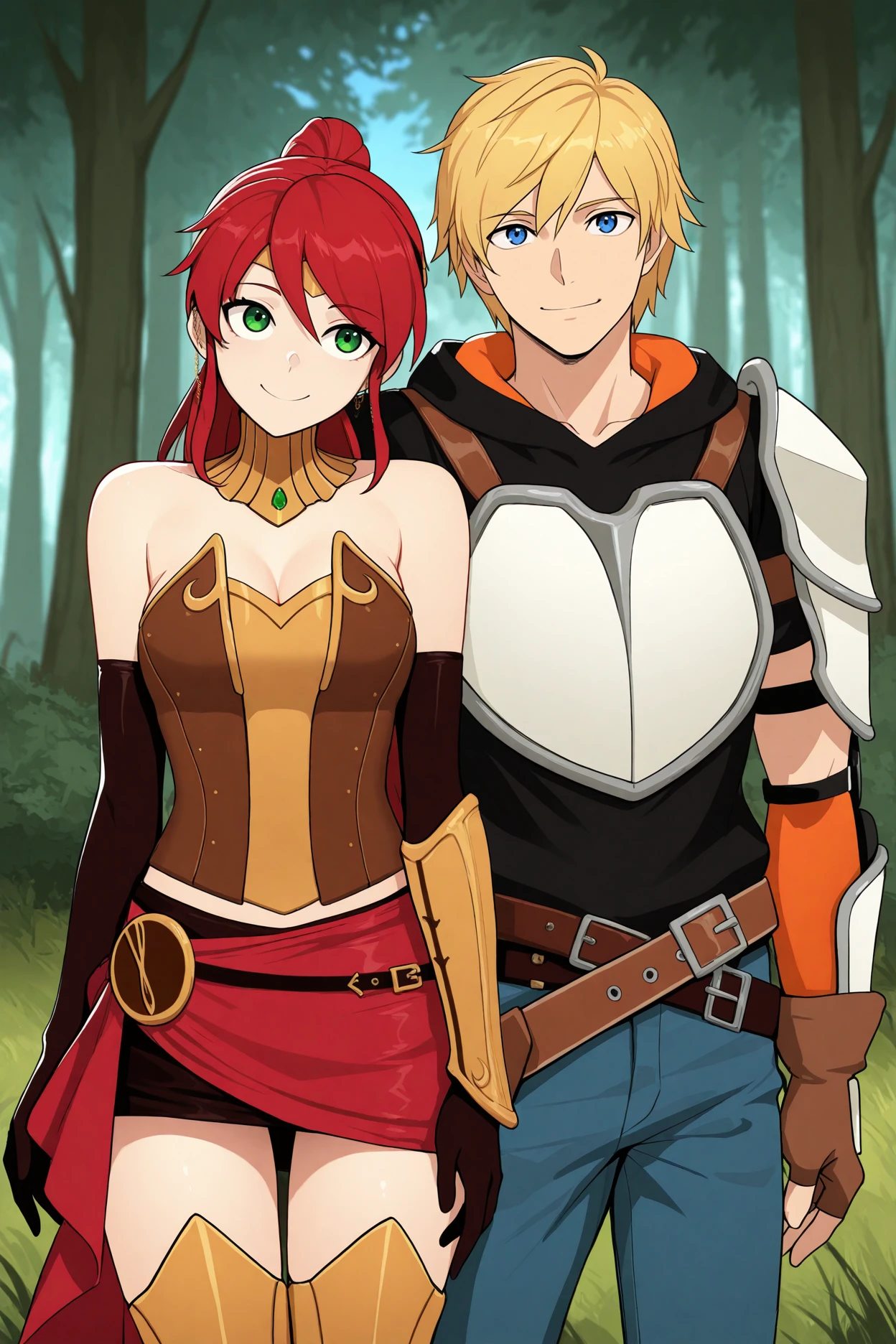 Pyrrha Nikos & Jaune Arc - RWBY | Illus Characters | Commission v1.0