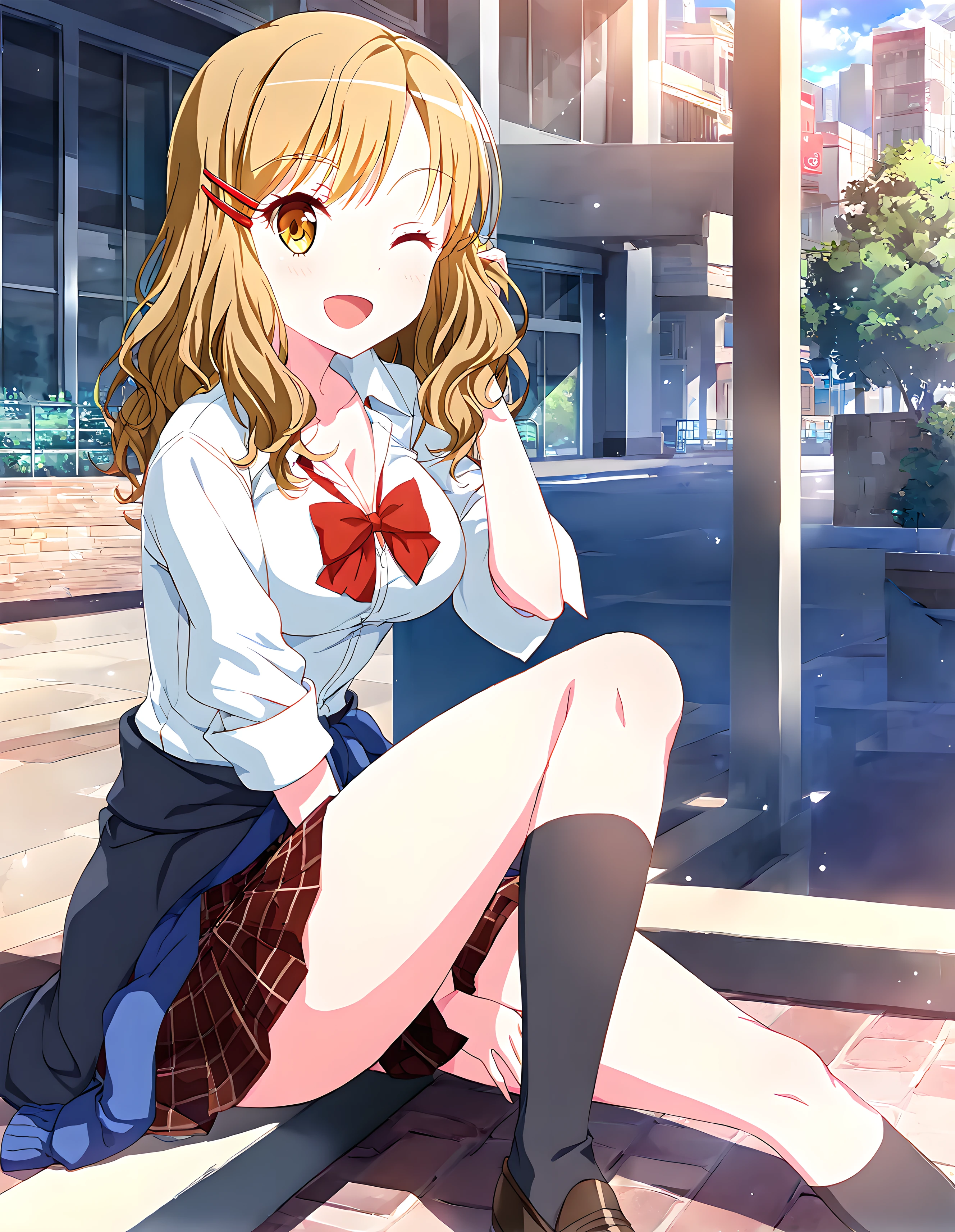 omiya aine/近江谷　愛音（アイドルうぉーず） illustrious_XL