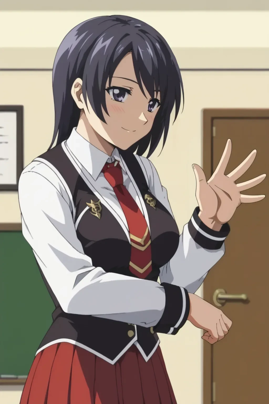 Saeki's Coven Short Blue Hair Member - New Bible Black(Shin Baiburuburakku/新ルック)/Bible Black: New Testament v1.0