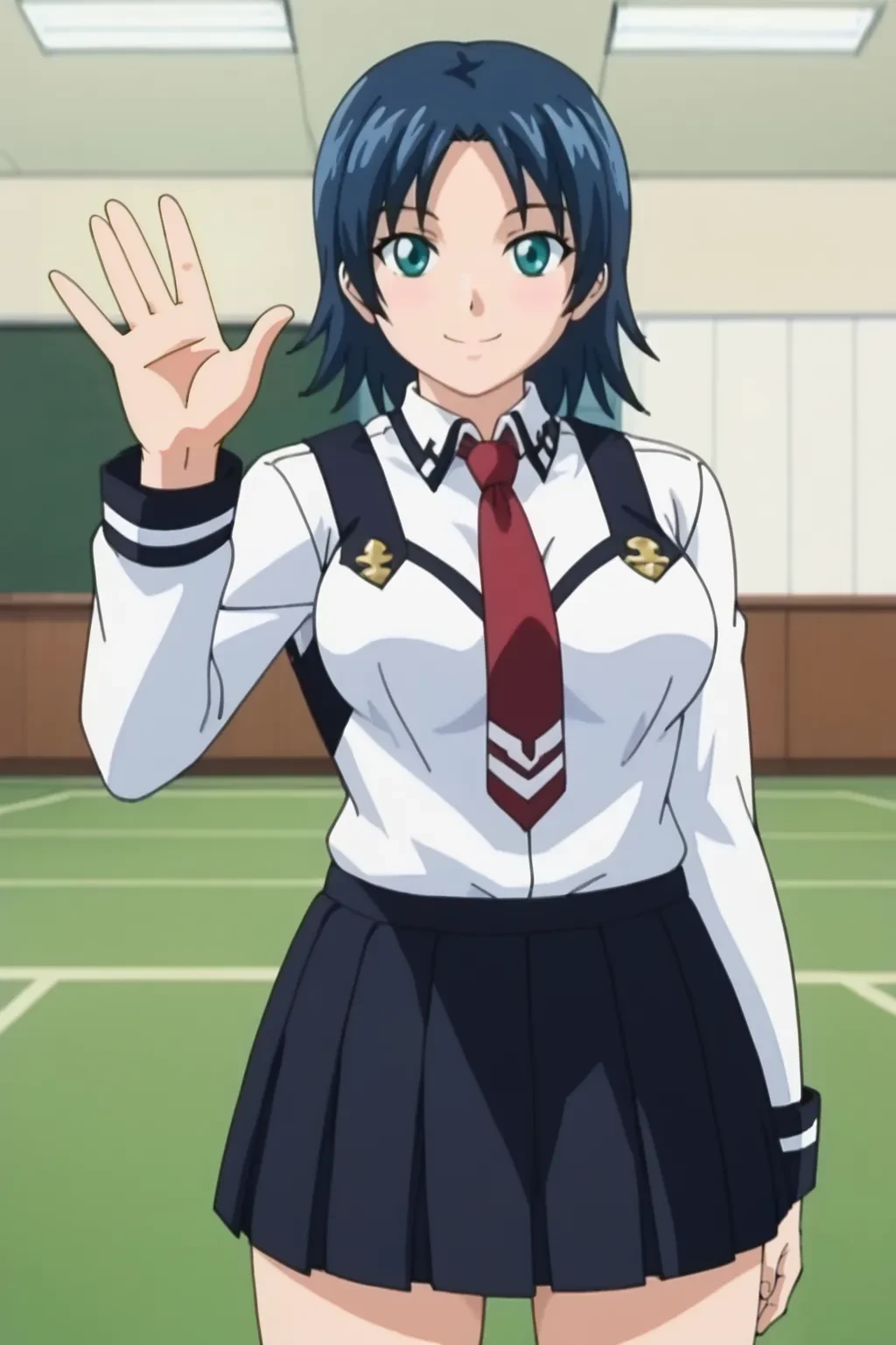 Rose Cross Blue Hair Member - Bible Black: Gaiden(Baiburuburakku: Gaiden/???ルブラック: 外伝)/Bible Black: Origins v1.0