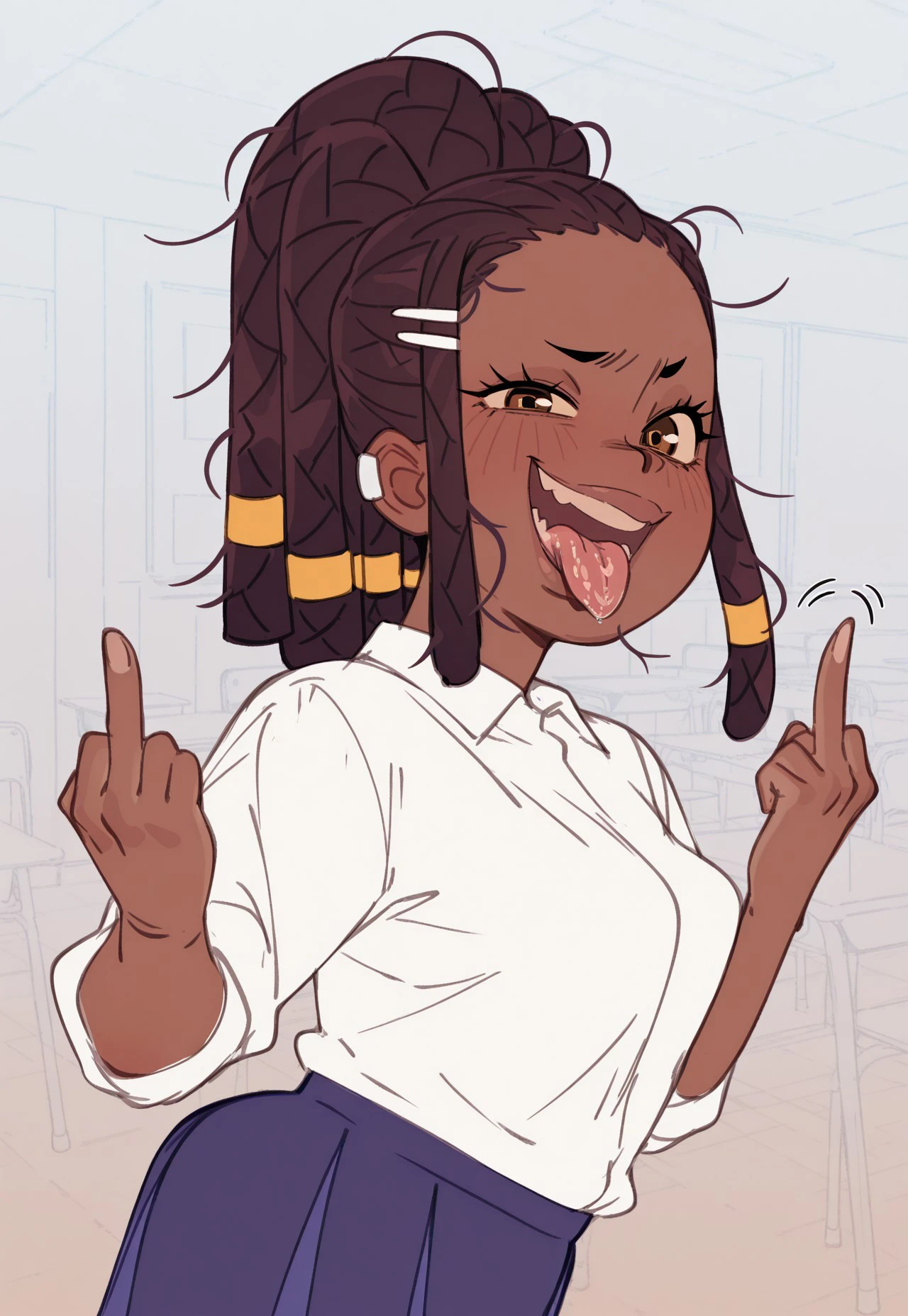 Nagatoro Mahmapuu version / Black Nagatoro / Choco-toro / Ebony Hayase Nagatoro / Illustrious V1