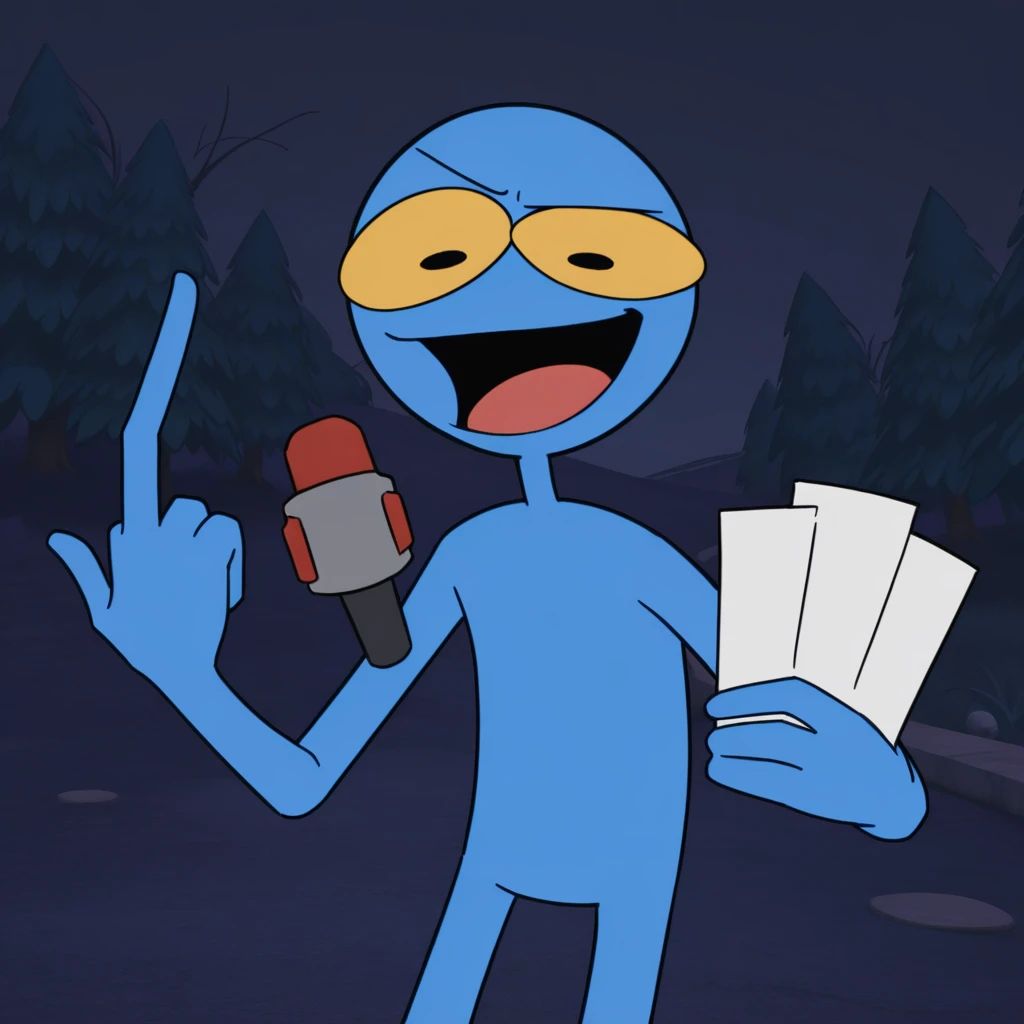 The Blue Guy - Jim Edlee / JimEdlee / Youtube Illustrious - V1