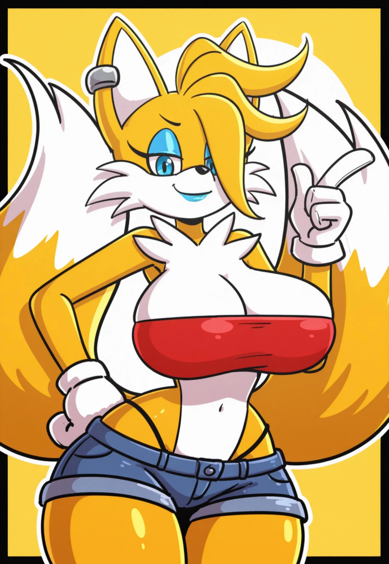 Miles Tails Prower - (by Sachasketchy) BOOBA FOX