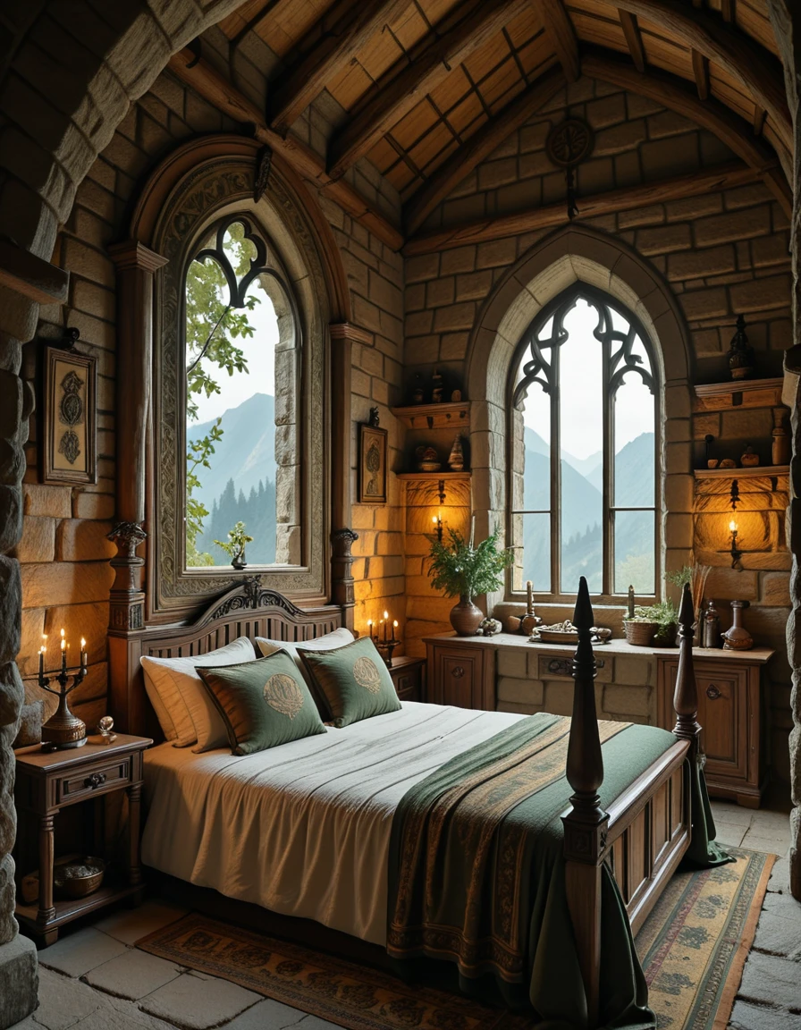 luxurious medieval bedchamber illu v1.0