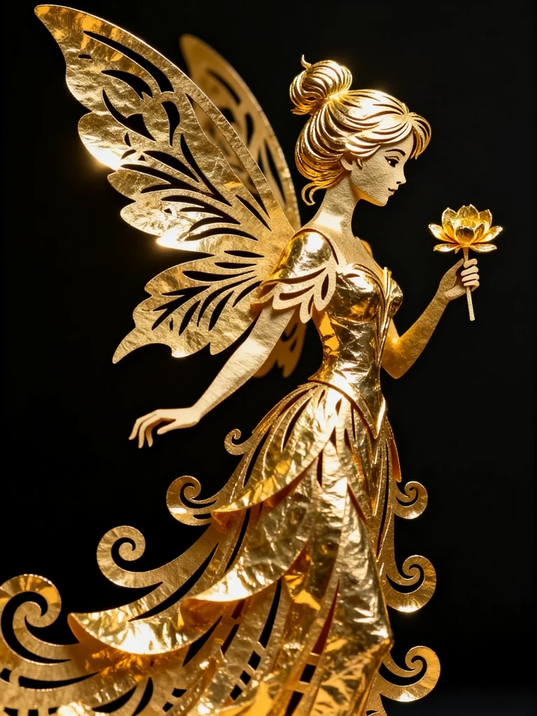 Gold Leaf Paper-Cutting Art v1.0