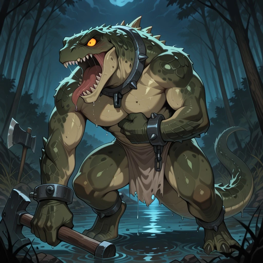 Monster - Swamp Lizzard - Humanoid Reptile V0.3