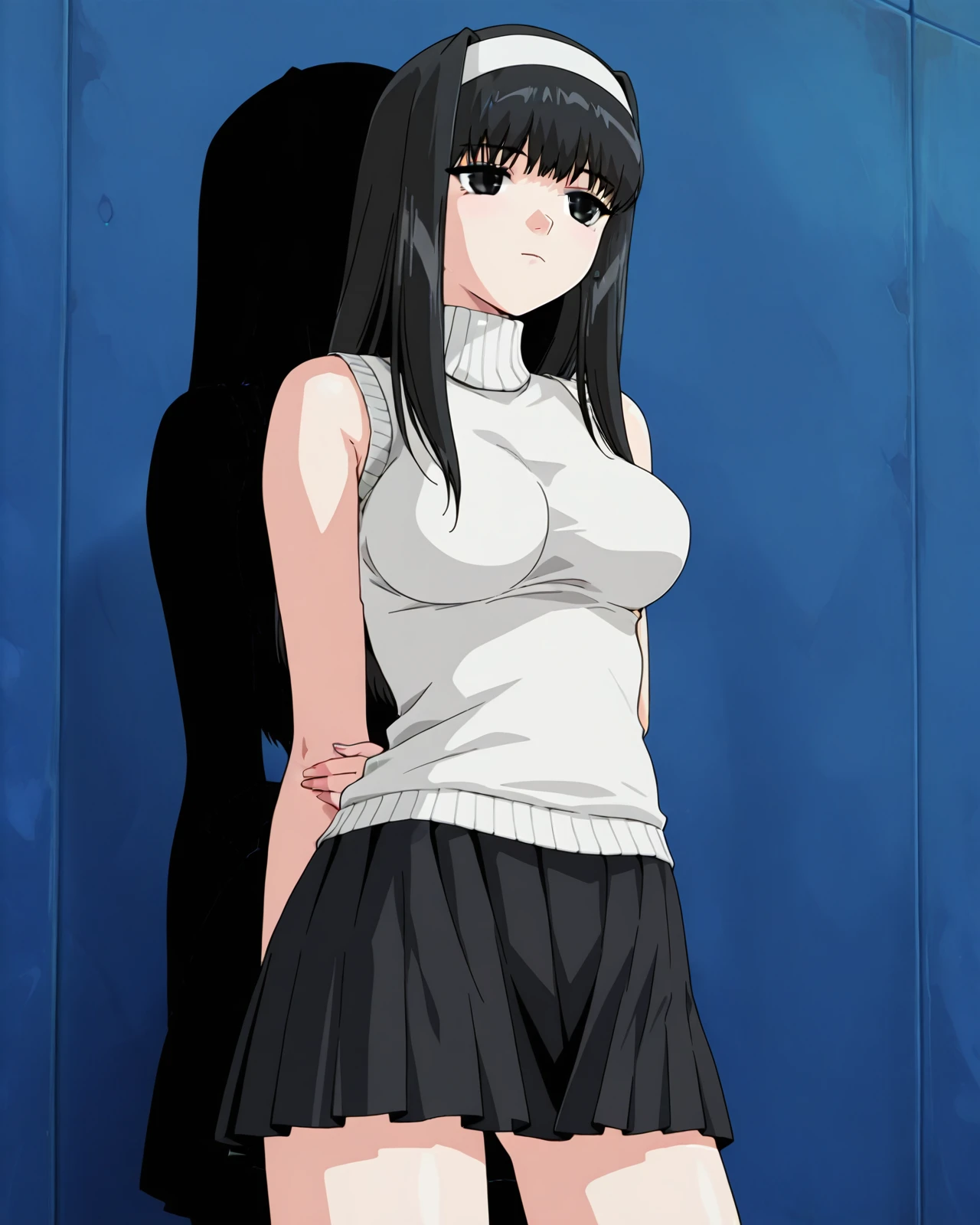 nymph_black hair (Nymphs Of The Stratosphere)/ ニンフ<ブラックヘア>(ストラトスの妖精)[illustrious] V1