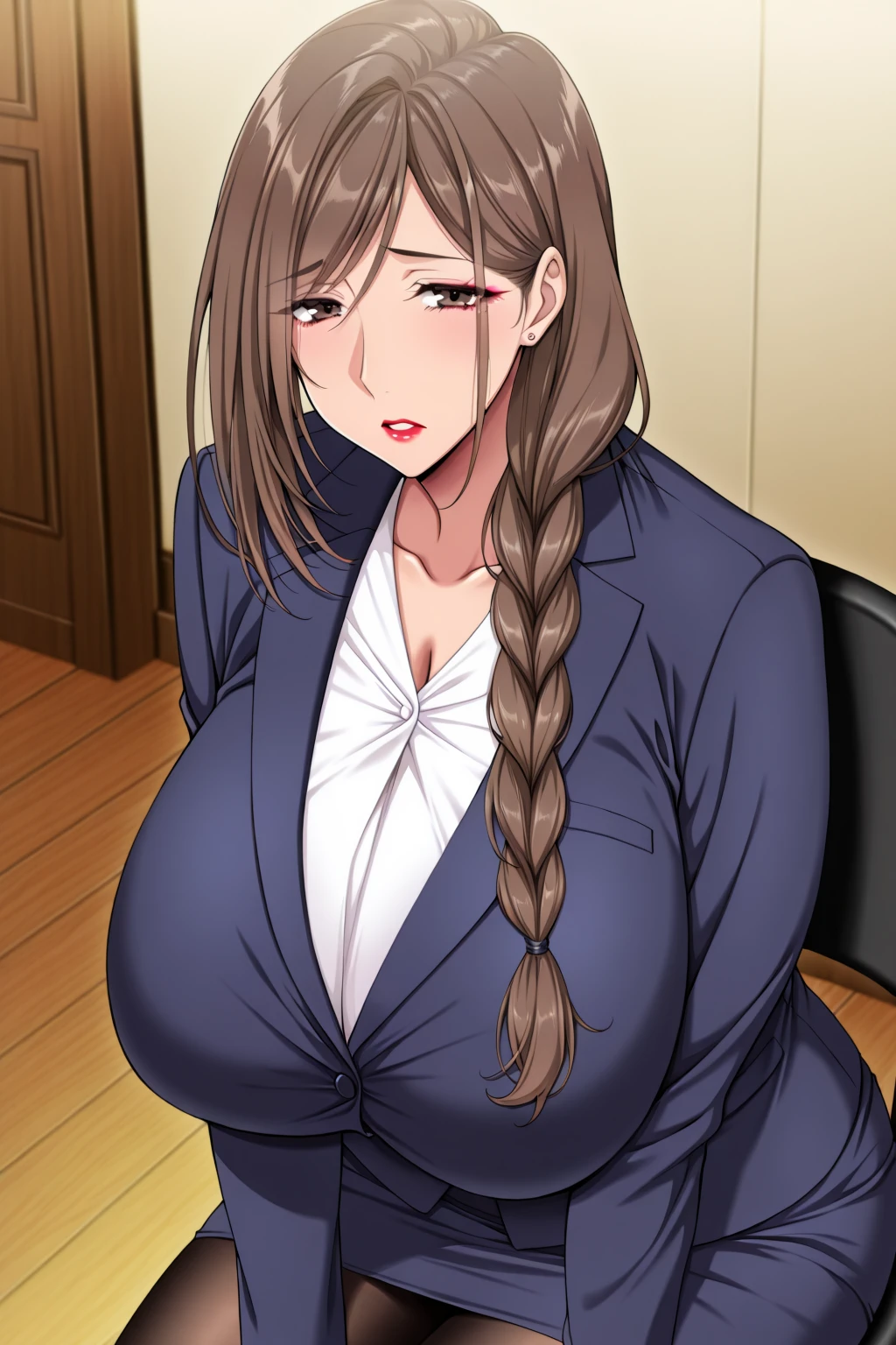 Takanashi Haruko 小鳥遊春子 | Saimin Hitozuma OL-san 催眠人妻OLさん (長谷見亮) V1