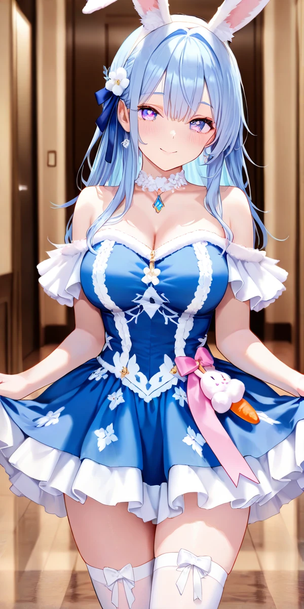 Blue rabbit dress v1.0