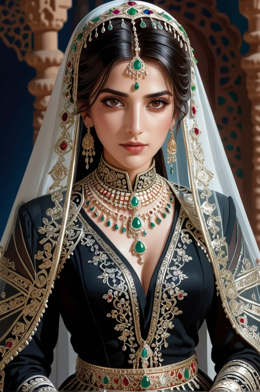 Fantasy silver jewelry V1