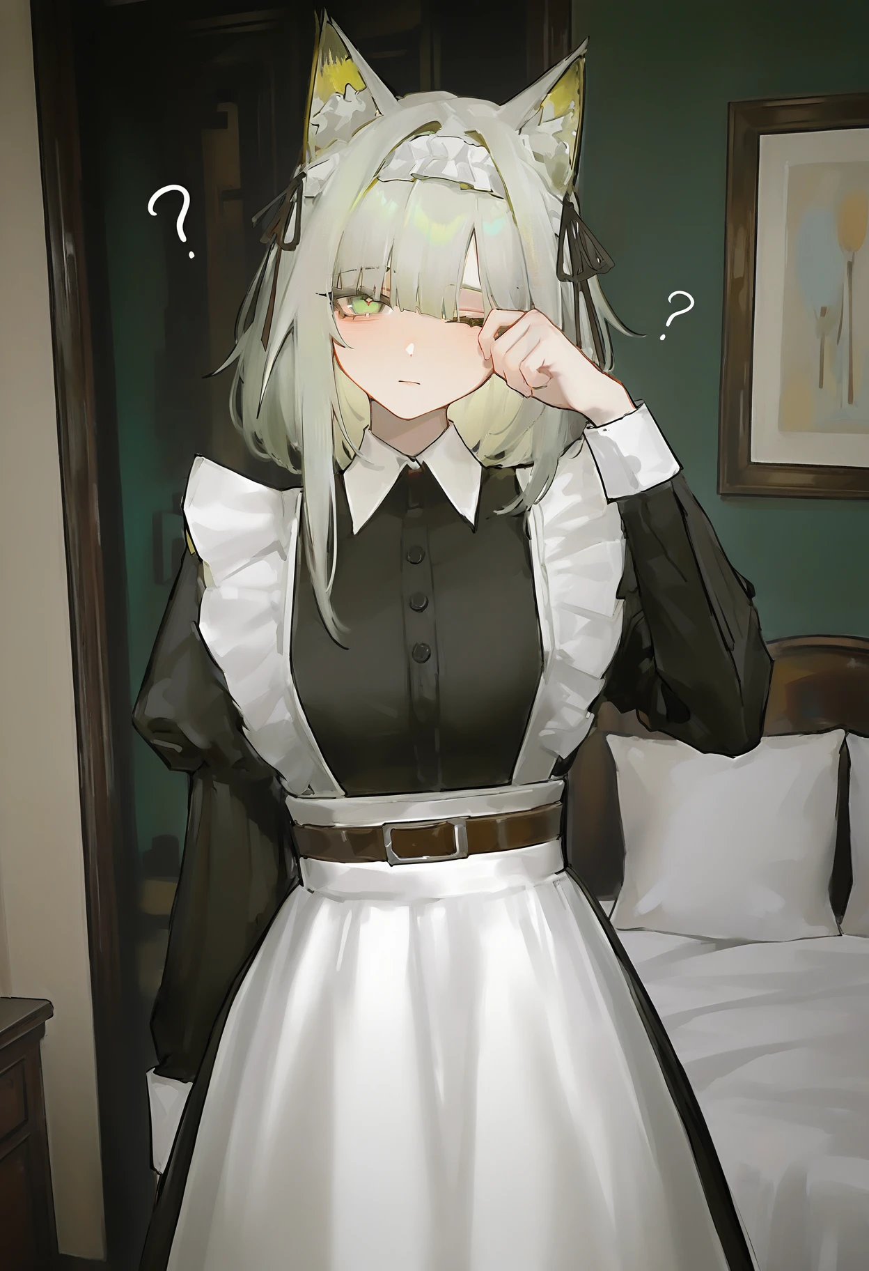 Kaltsit 【the remains of time】 Arknights 女仆凯尔希 -Illustriou/NoobAI v1.0