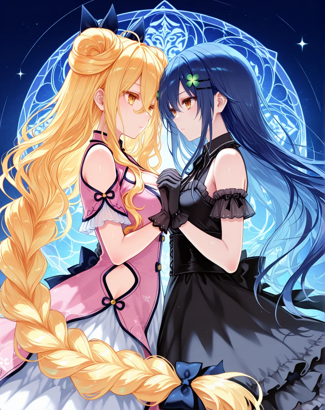 [character]Itsuka Shiori & Hoshimiya Mukuro 2girls in same frame/ 五河士织 ...