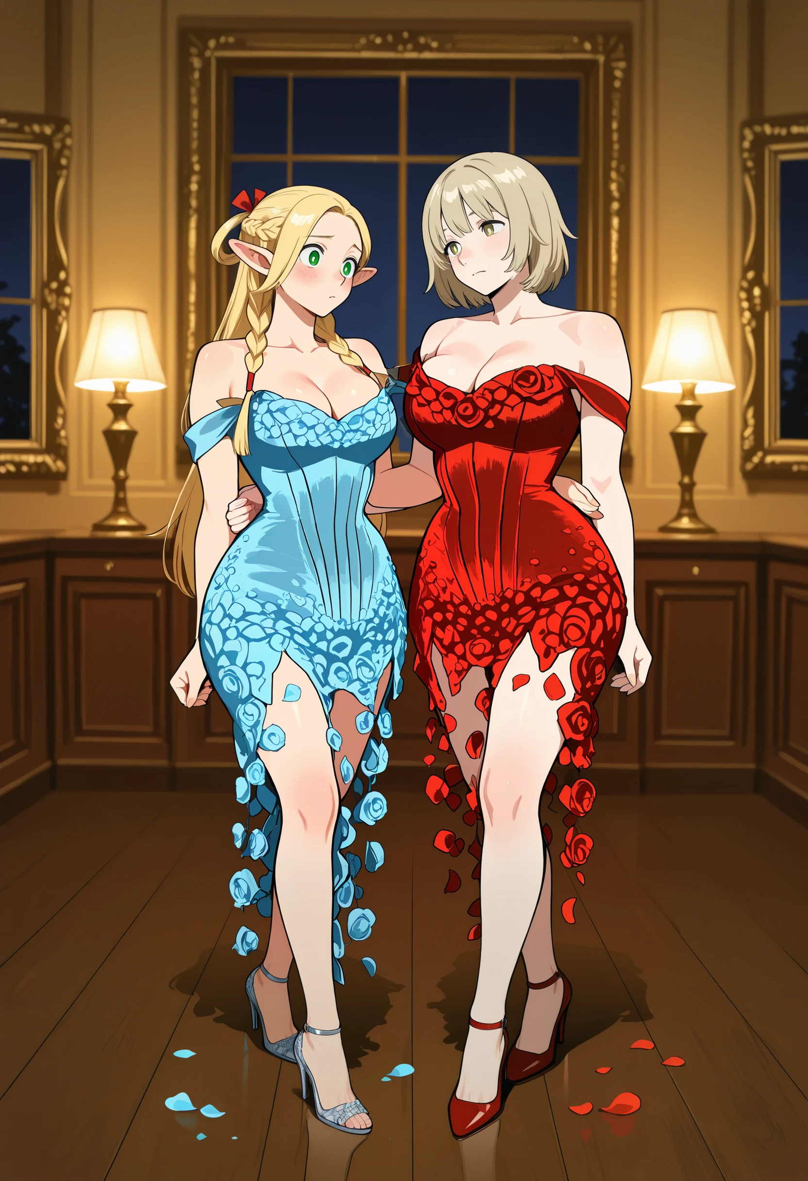 Chama Velvet Mini Corset Dress illust