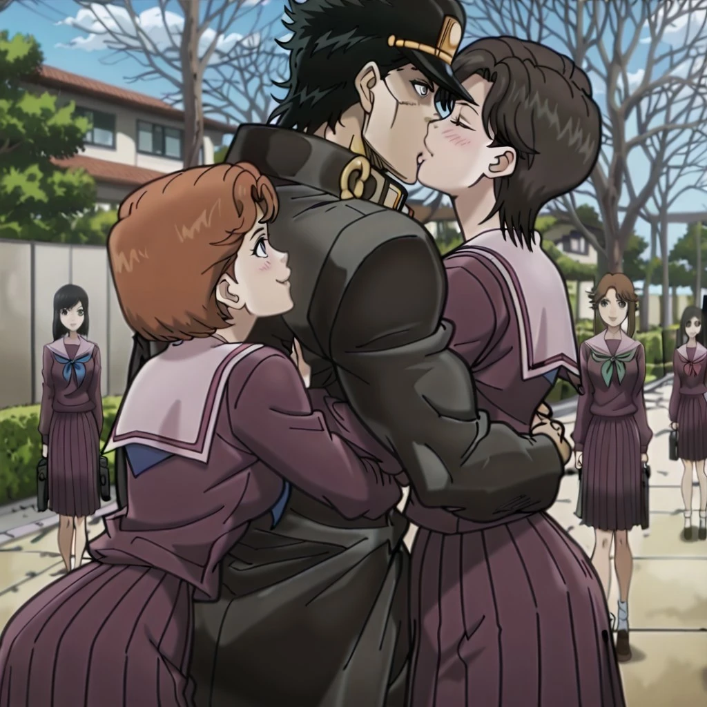 Jotaro kujo's fangirls V1