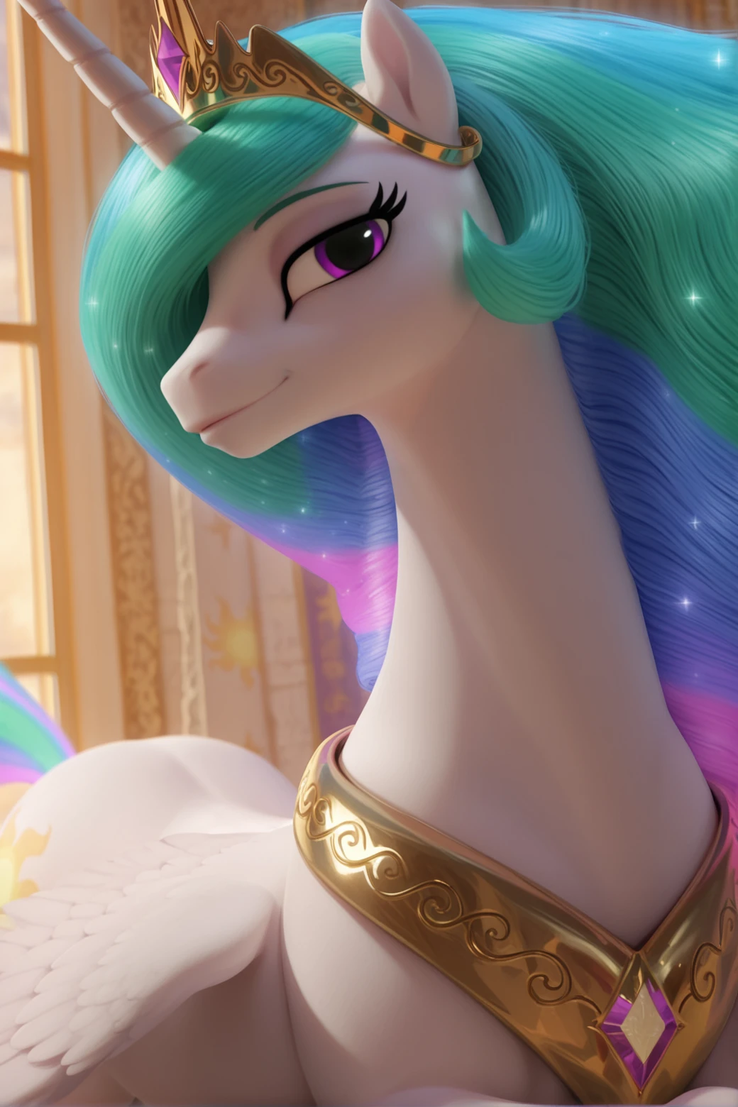 Princess Celestia (Clopician style) - My LIttle Pony: Friendship is Magic - Illustrious v1.0