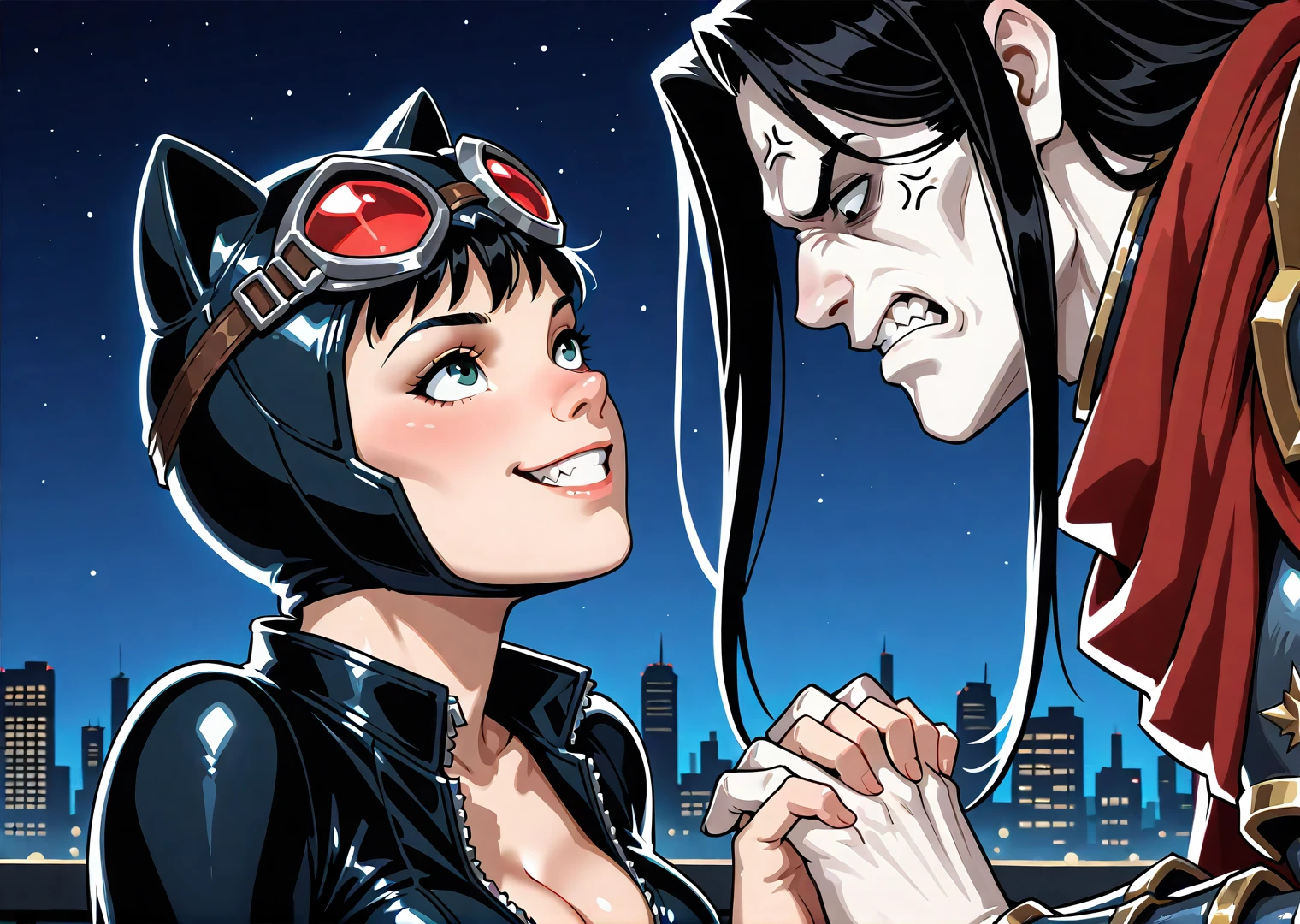 Warhammer 40K X Batman - Gothic Justice Konrad Curze X Catwoman V1