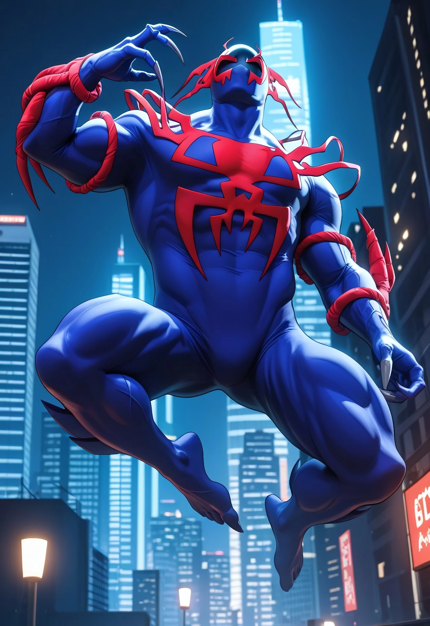 Symbiote "2099" Spider-Man (Symbiote 2099 Spider-Man Comics) [Pony/Illustrious] Pony V1.0