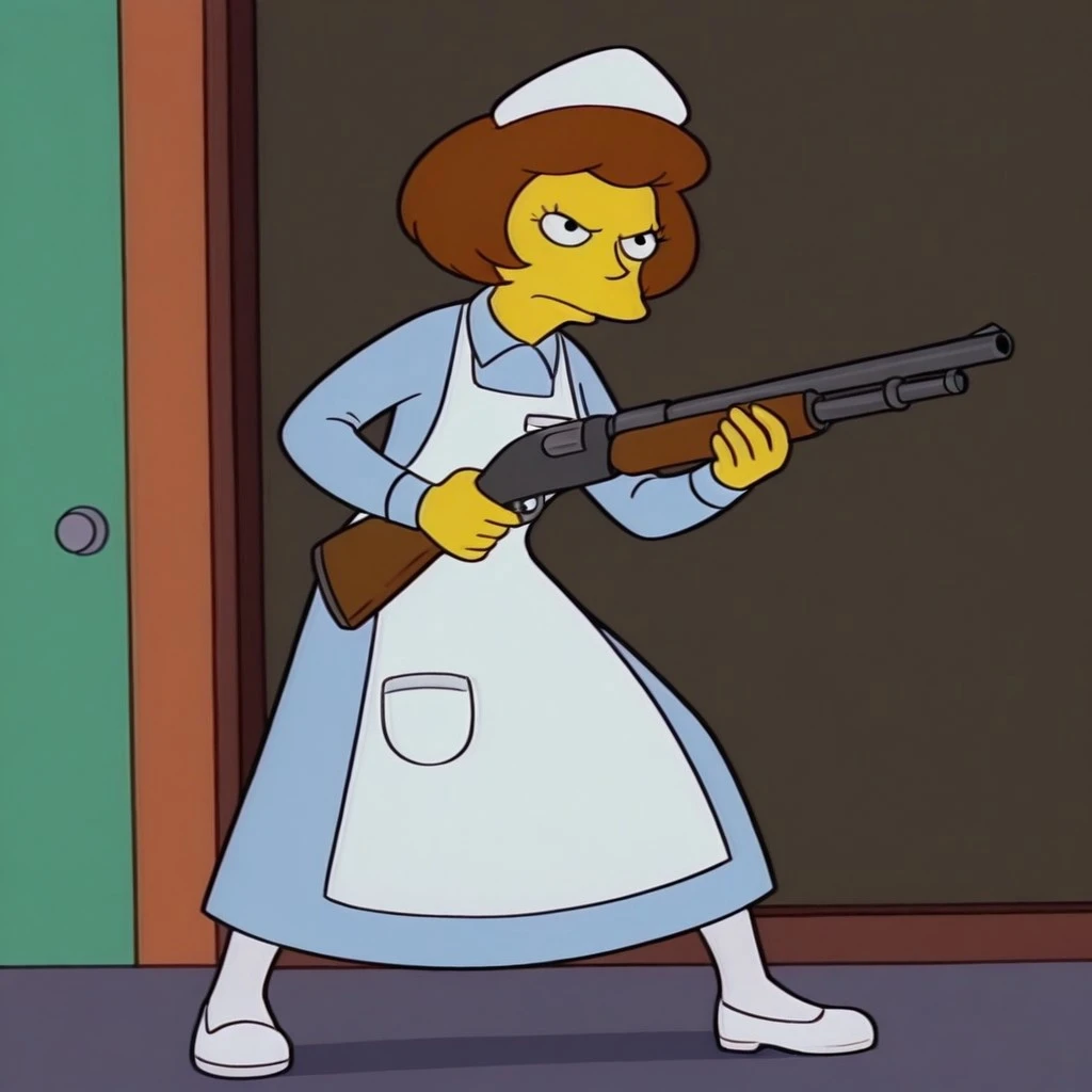 Nurse lady - The Simpsons V1