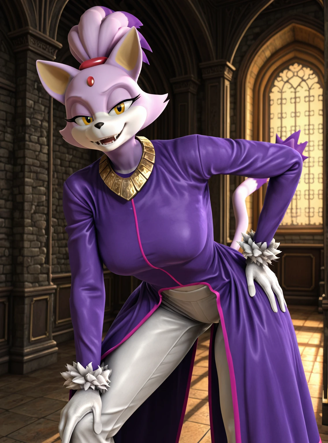 Blaze the Cat - (by Warfaremachine) 3D CAT
