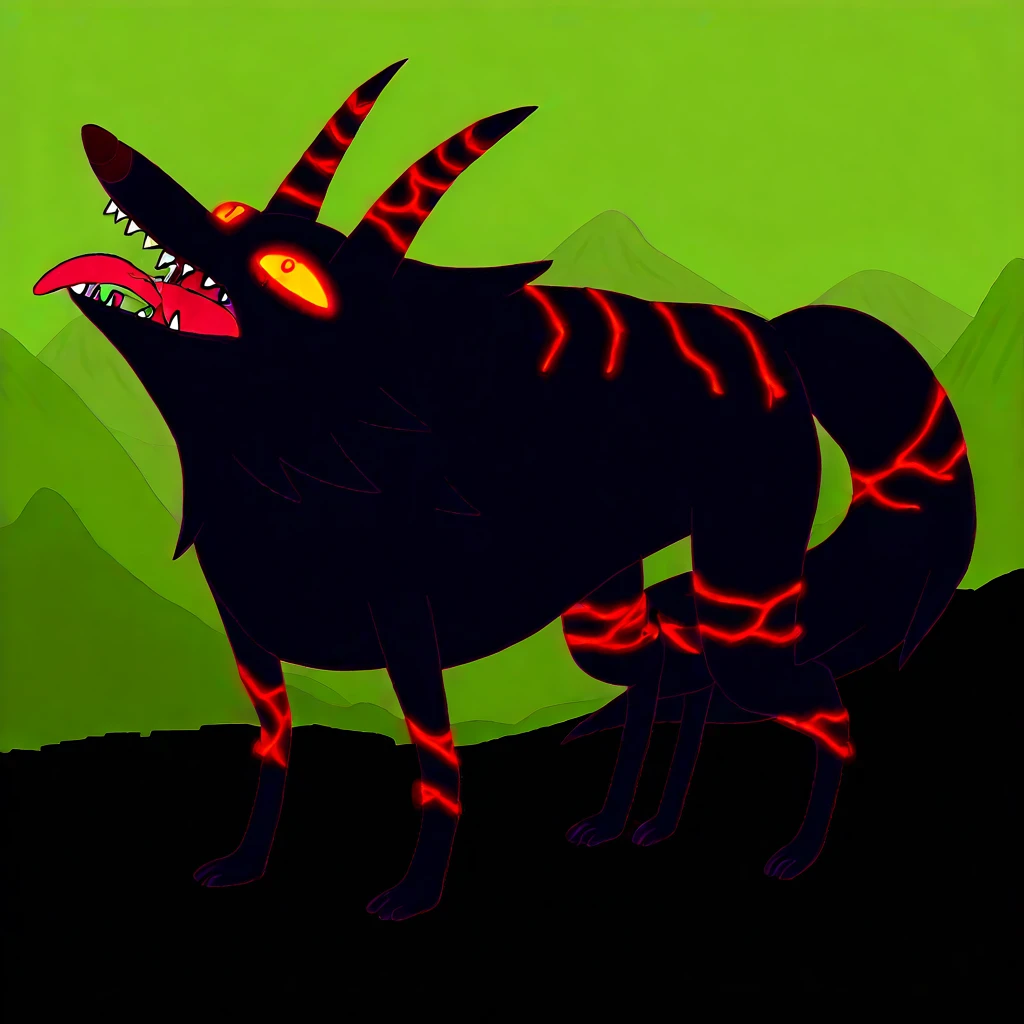 Fire wolves-Adventure Time V1