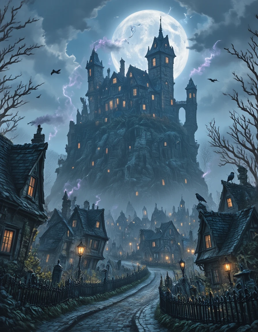 馃巸Halloween : Dark Town - Flux 馃巸 Scary V1