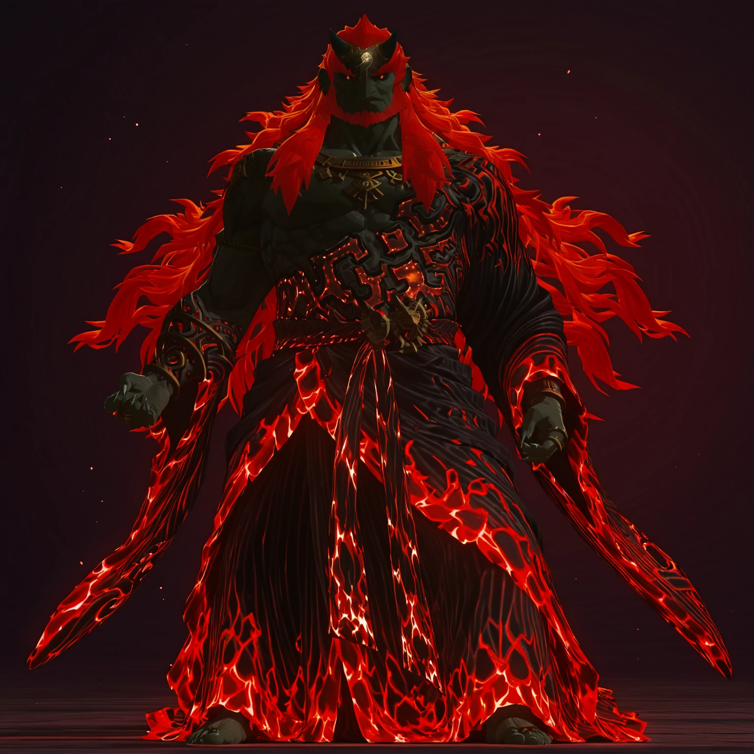 Demon King Ganondorf (Zelda Tears Of The Kingdom) V1