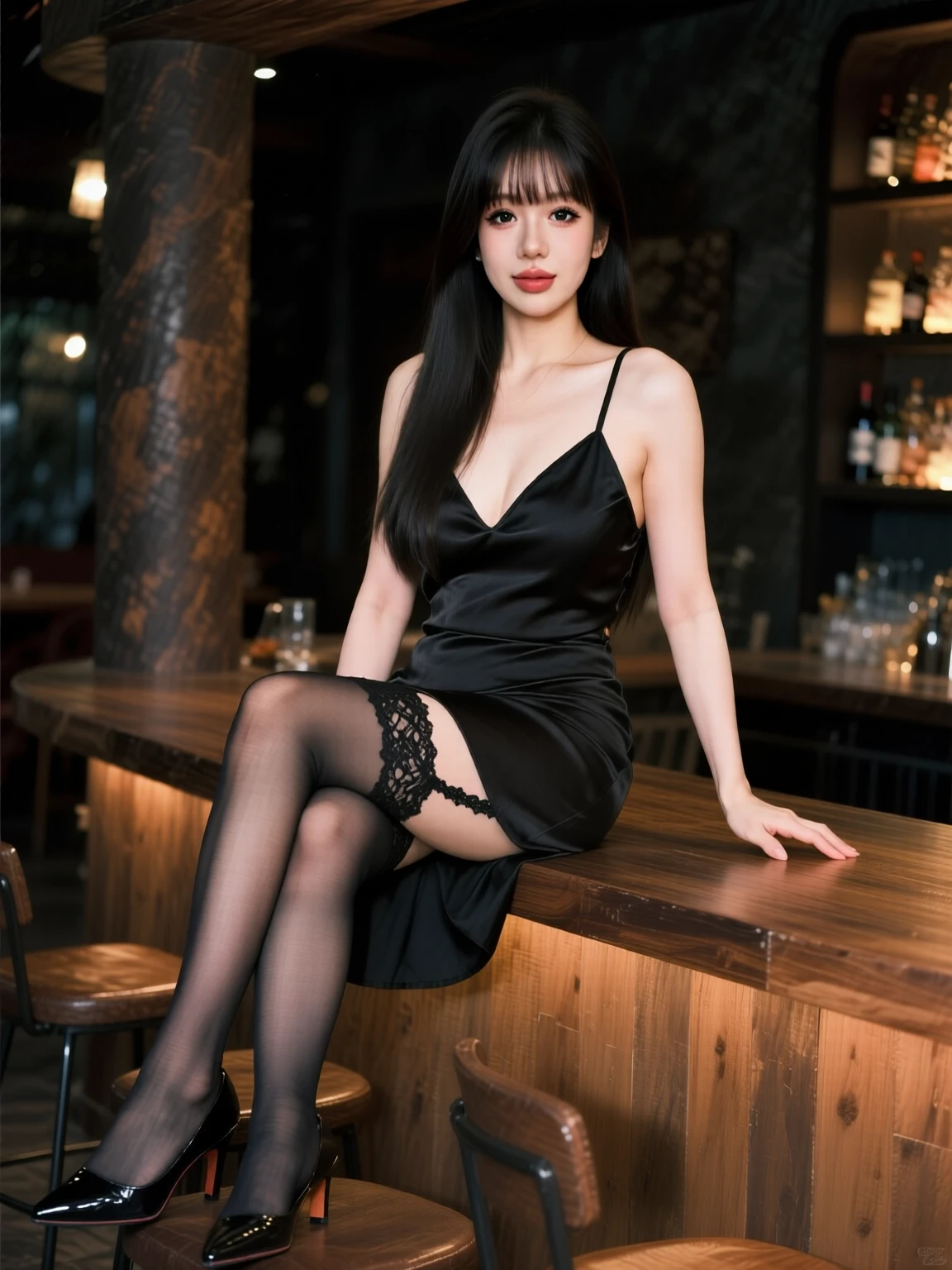  WAN2.2 T2V  black lace    black stockings high heels ankle restraints v1.0