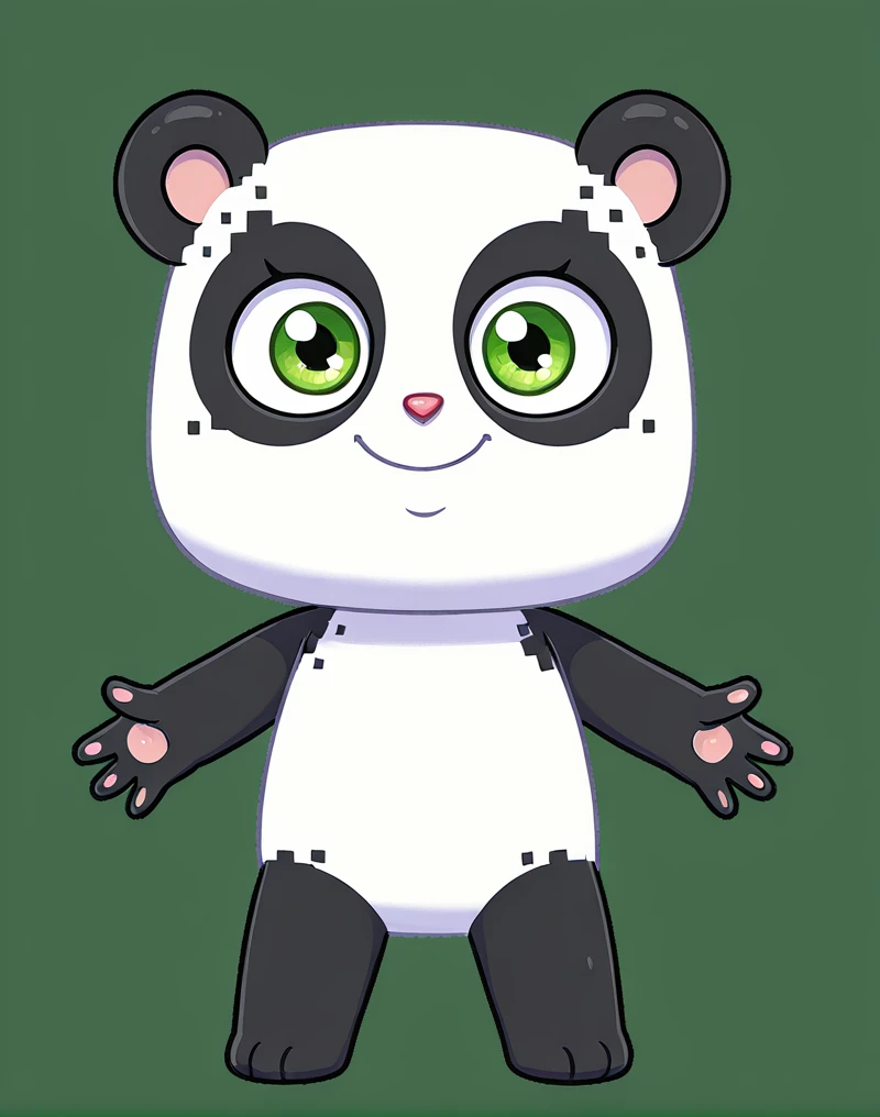 Панда Куару (VK Stickers) | Illustrious V1