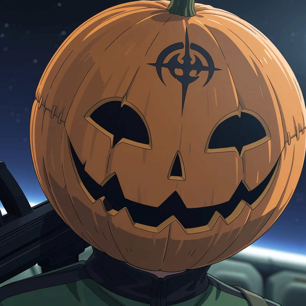 Hijacker A (FakeMufti Pumpkin Head)  (gundam hathaway's flash)  ハイジャッカーA&保健衛生大臣　(機動戦士ガンダム 閃光のハサウェイ) v1.0