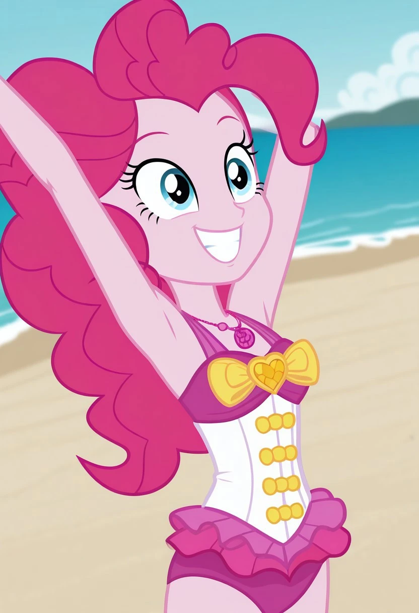 Pinkie Pie Swimsuit My Little Pony Equestria Girls IllustriousXL 