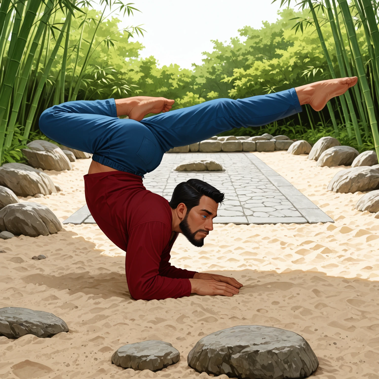 Yoga pose – Vrischikasana ‘Scorpion’-variant (for Illustrious) v1.0IL2.0