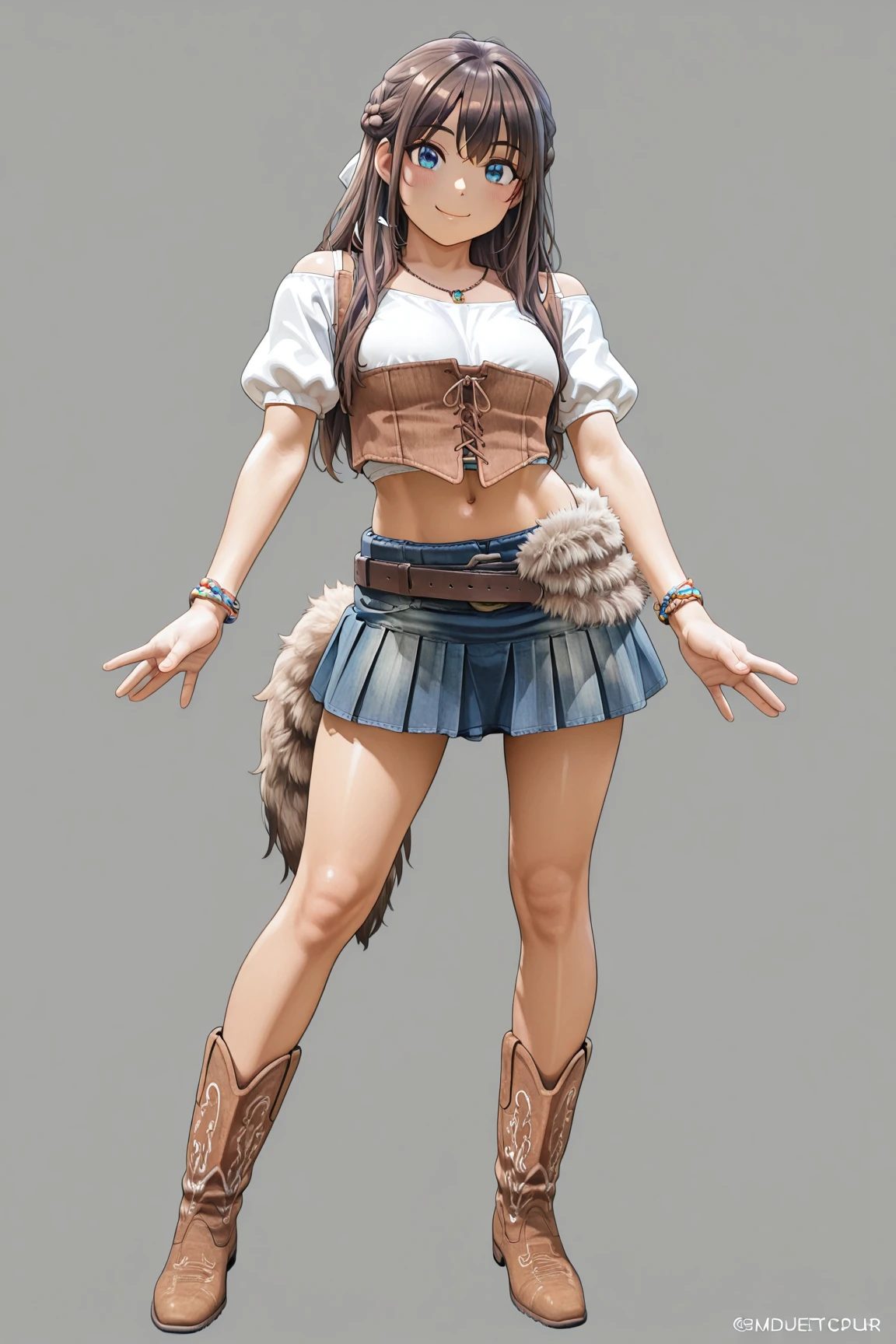 cowboy-inspired casual outfit v1.0