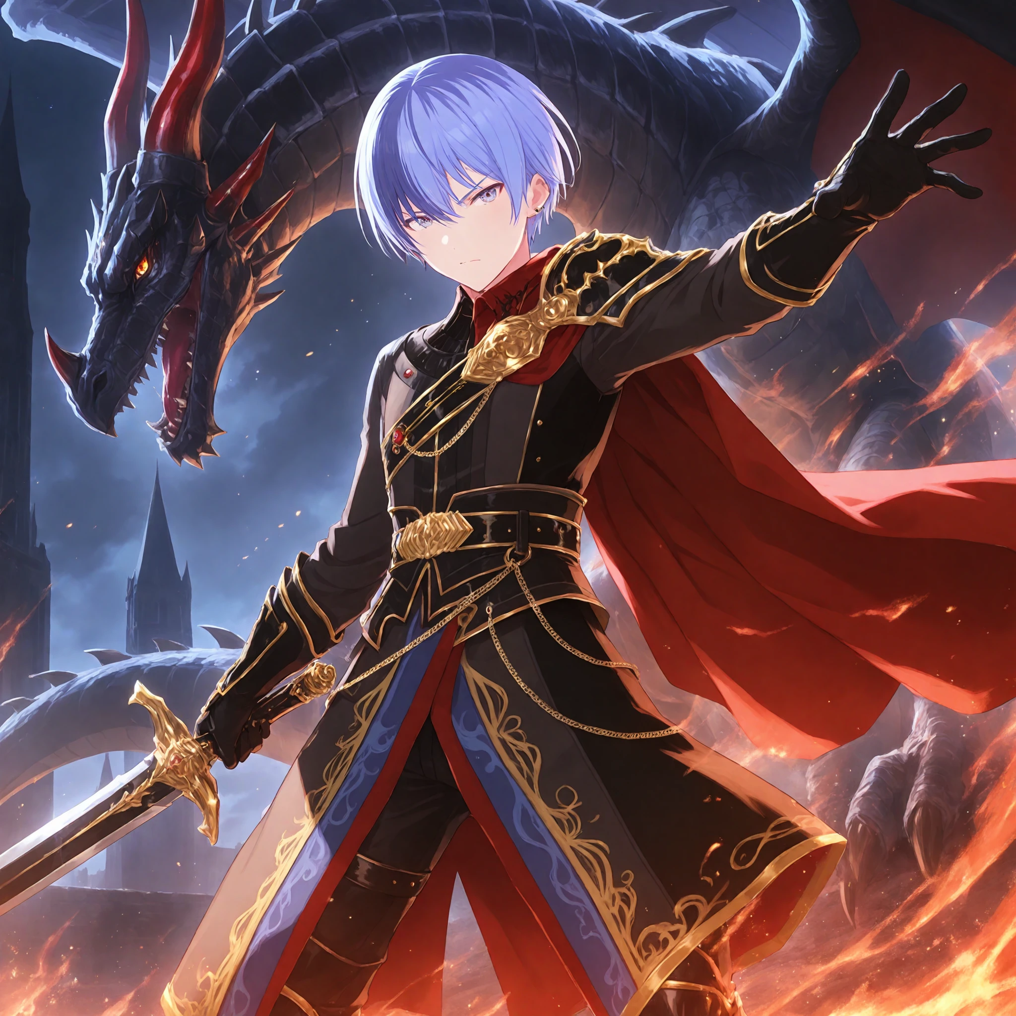 Chevalier Noir (Aoyagi Toya) / Project SEKAI IllustriousXL