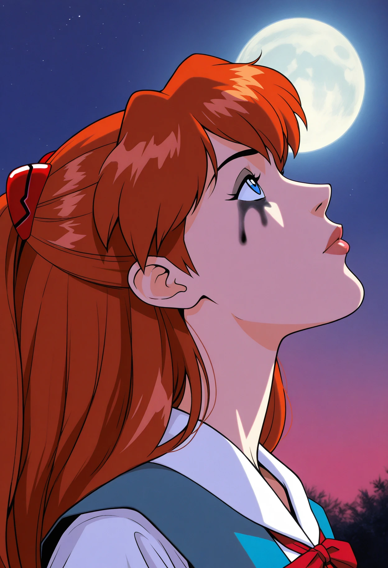 Runny makeup/After oral, LoRA, PonyXL | Illustrious XL v1.0, Illustrious