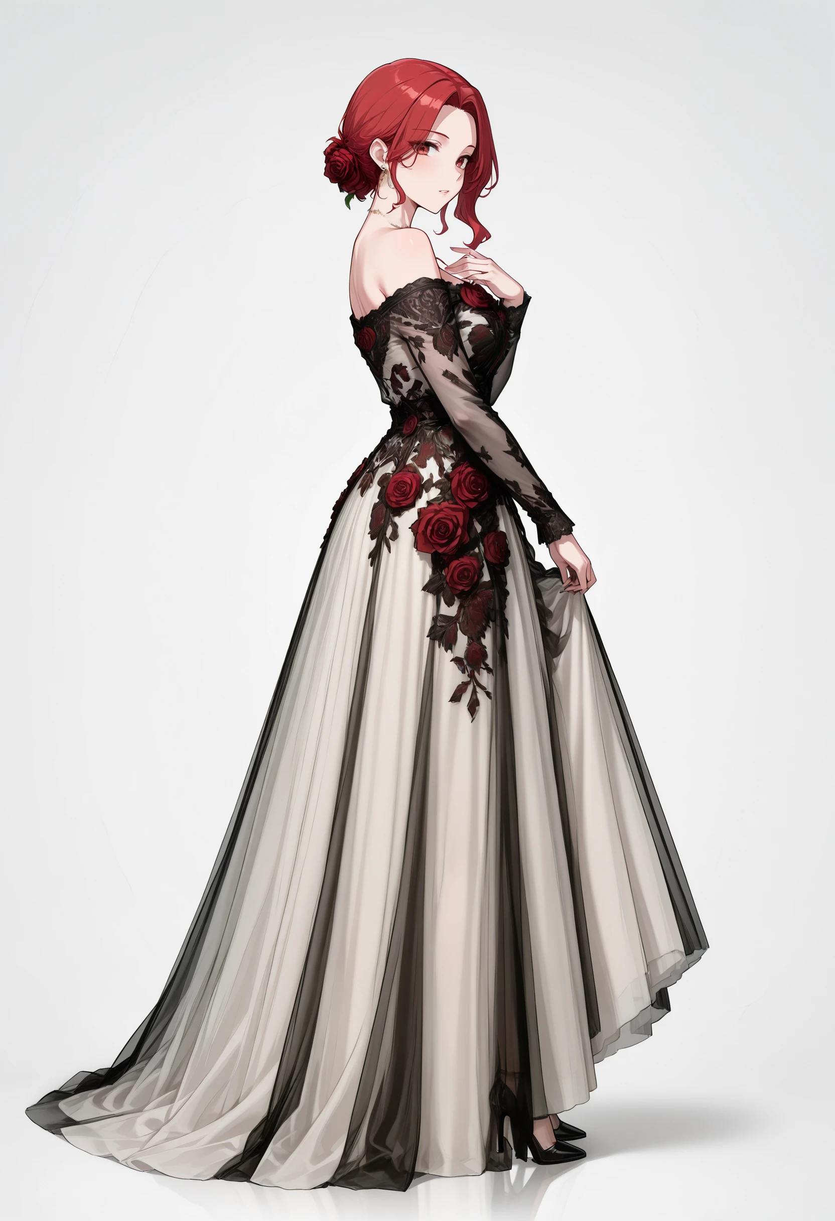 Crimson Requiem Gown