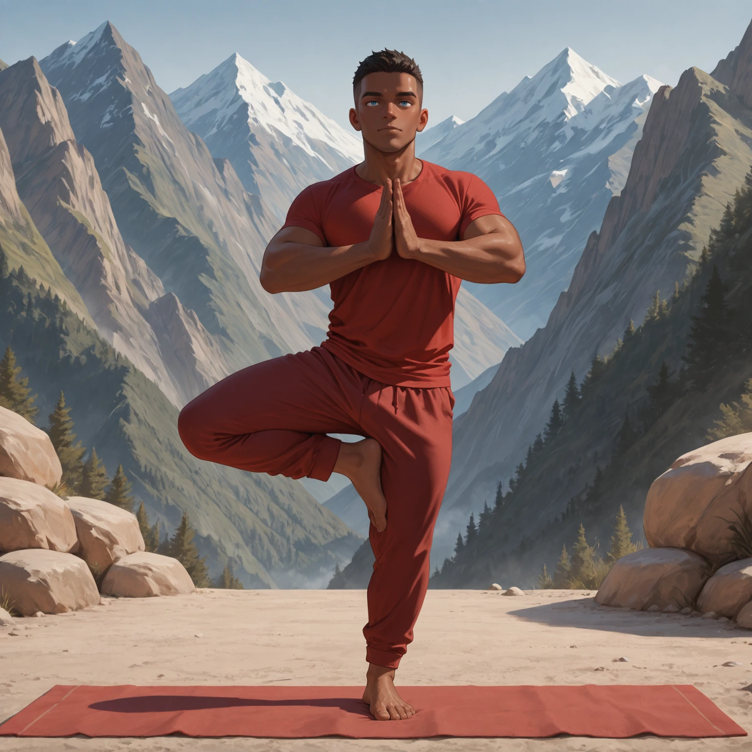 Yoga pose – Vrikshasana ‘Tree’ (for Illustrious) v1.0IL2.0