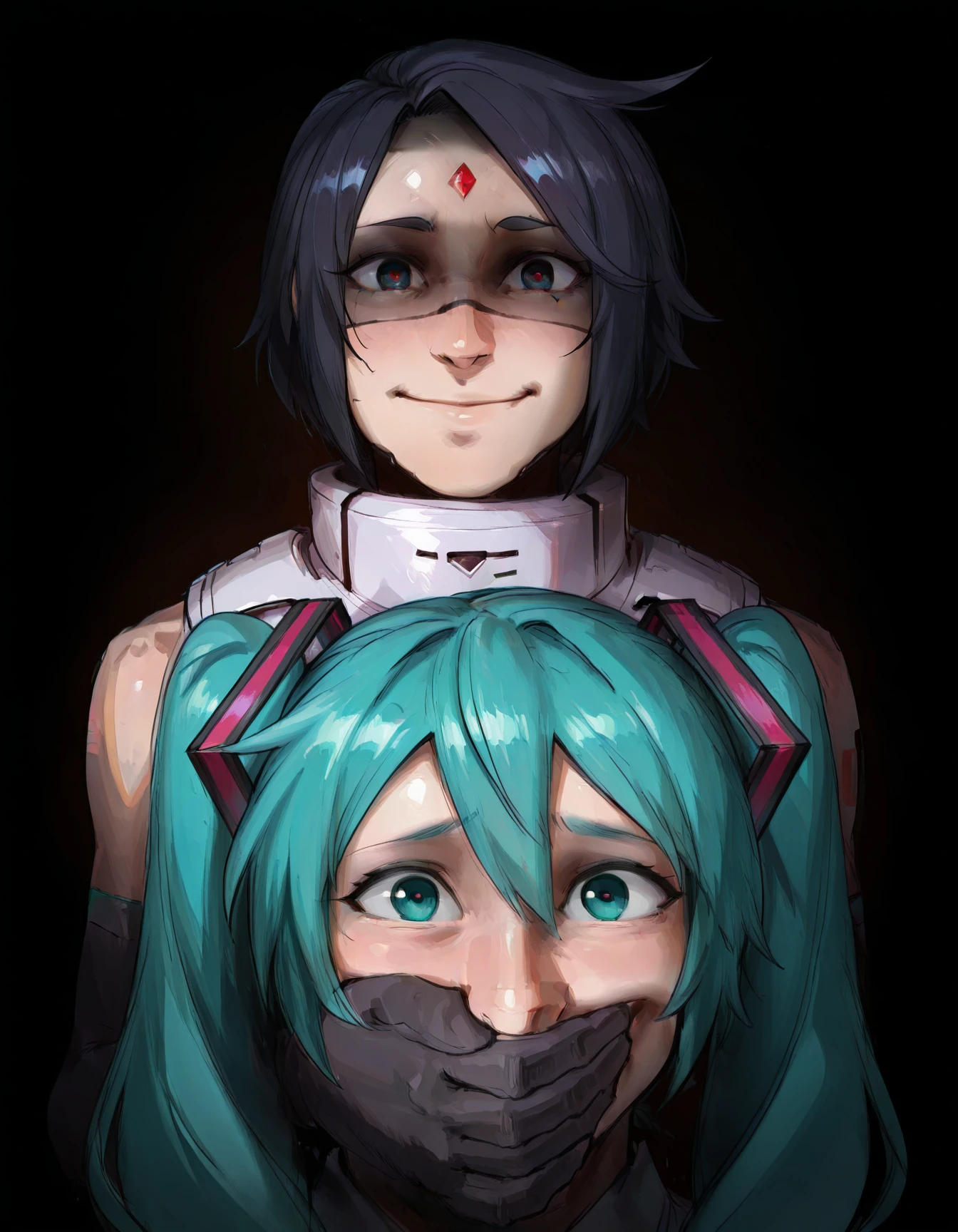 Hand Over Mouth Meme Concept [Illustrious] v1.0