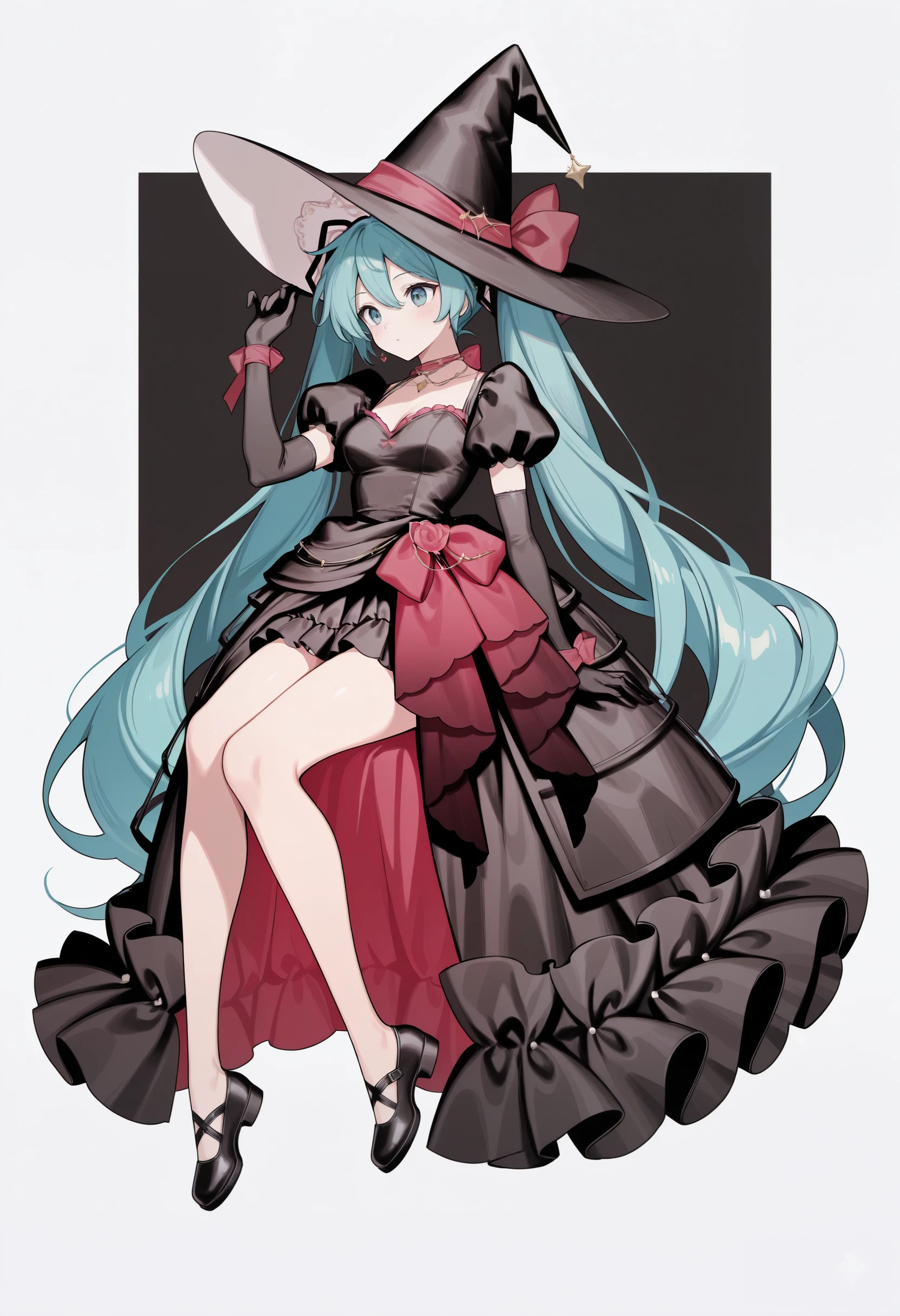 Whispering Woods Witch Dress illust