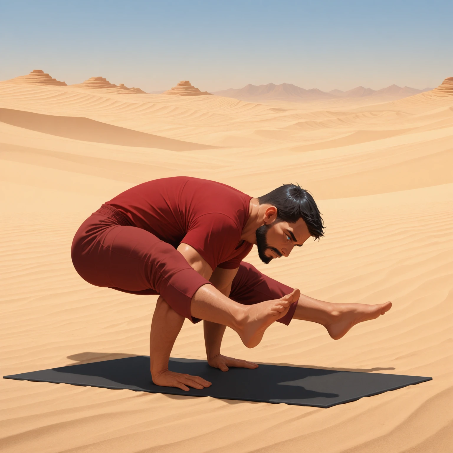 Yoga pose – Tittibhasana ‘Firefly’ (for Illustrious) v1.0IL2.0