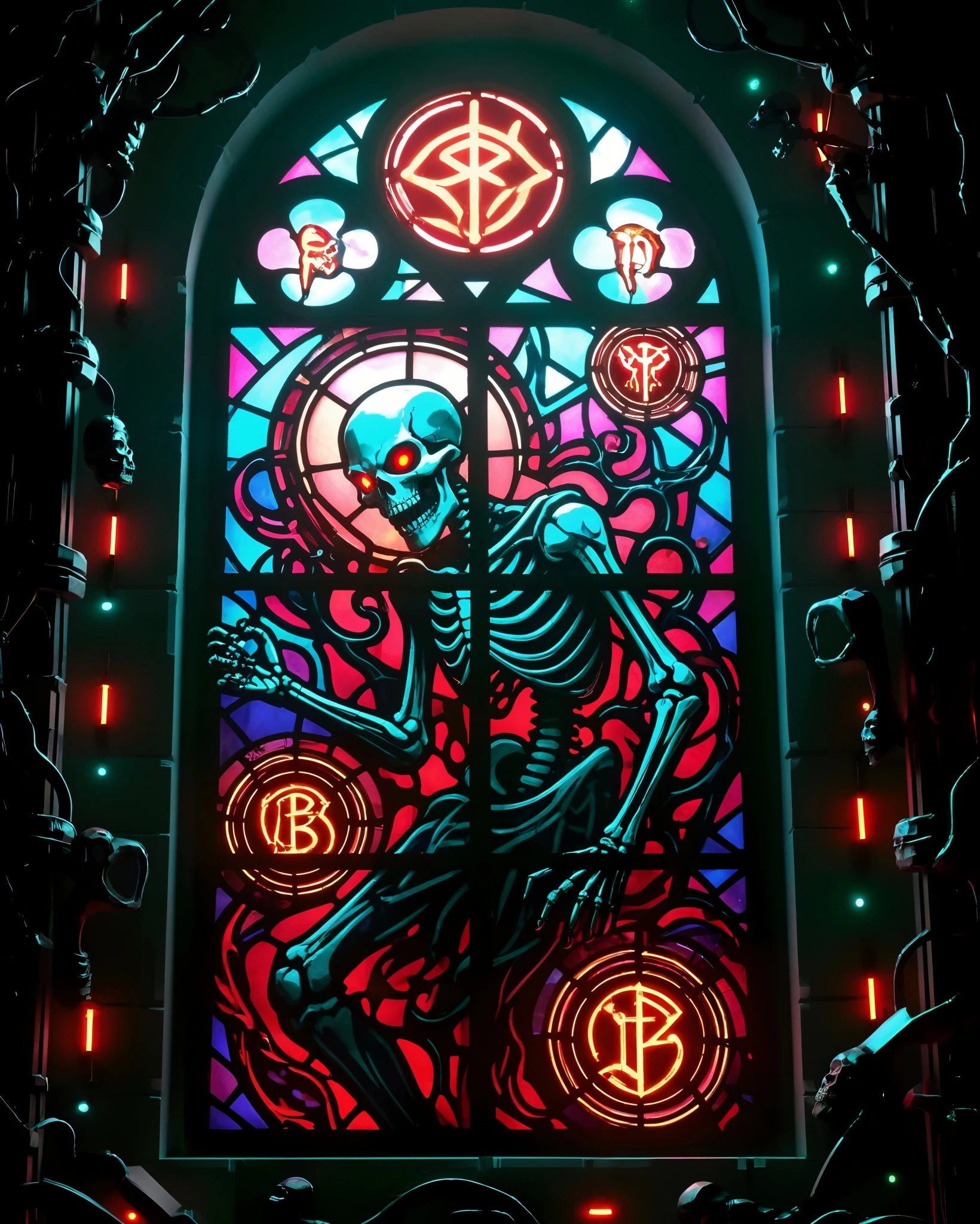 Stained Glass Art Style: Cybermortem Cybermortem