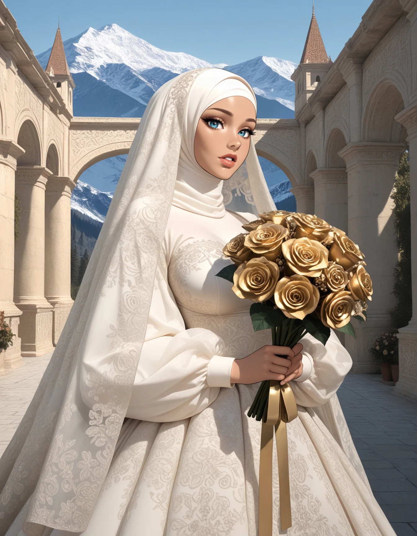 Hijab Bridal Gown | Modesty Is A Virtue | ILXL ILXL